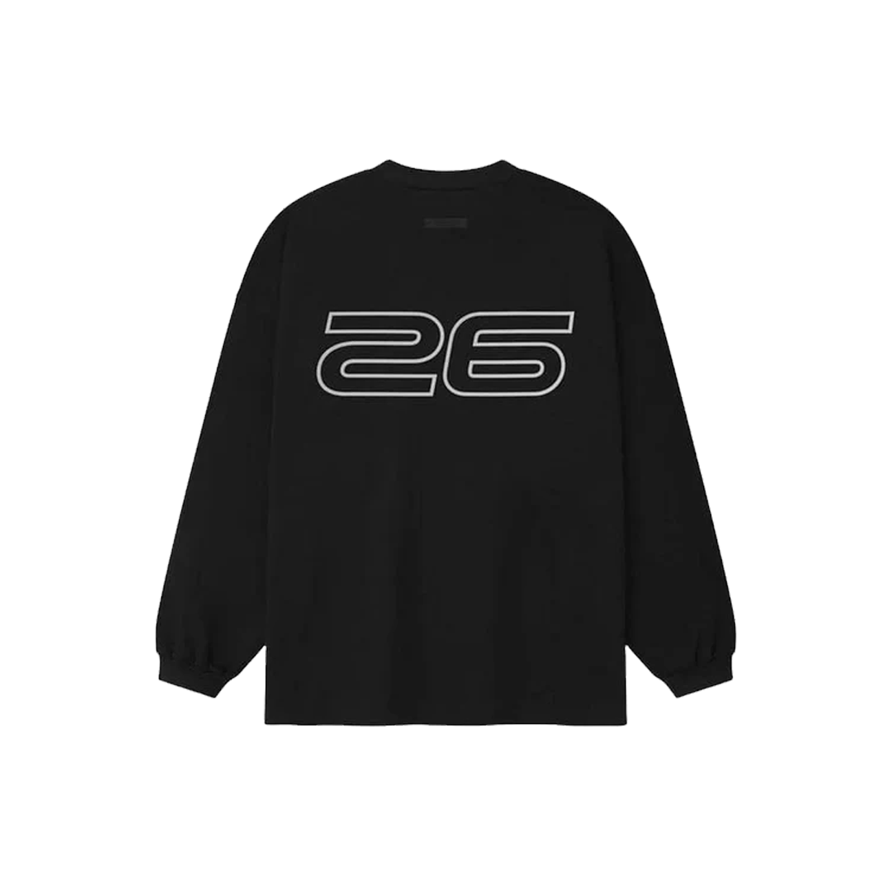 Fear of God Essentials Ponte 90s Long Sleeve Tee 'Vintage Black'