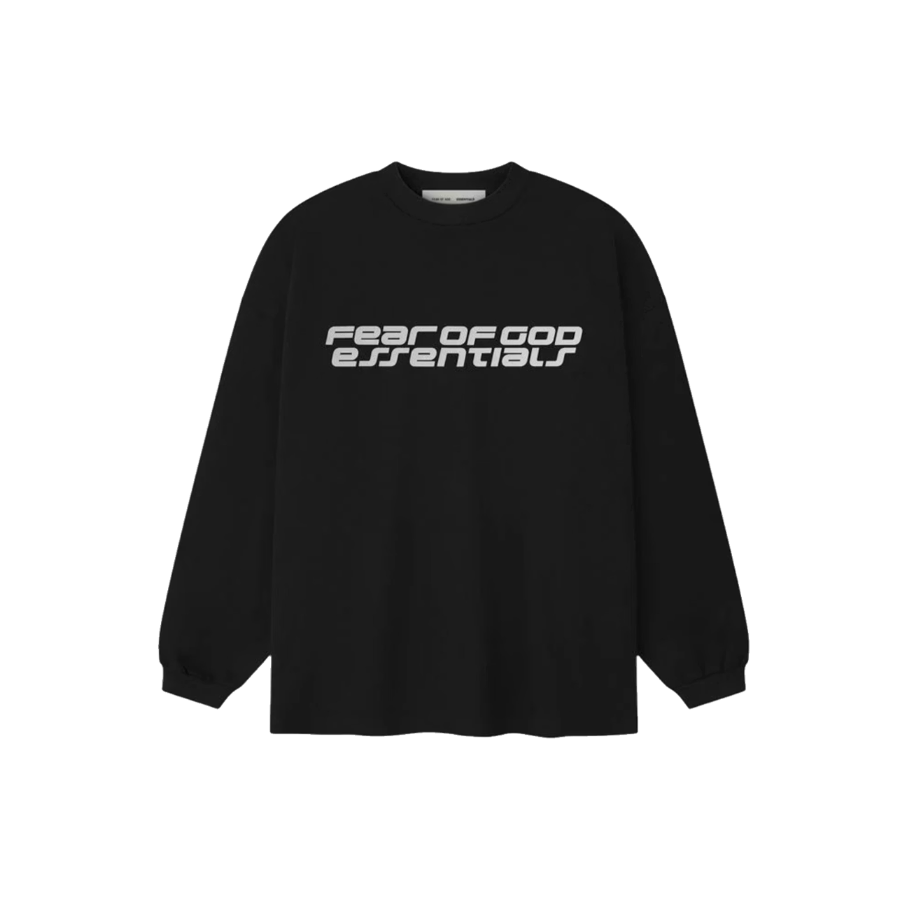 Fear of God Essentials Ponte 90s Long Sleeve Tee 'Vintage Black'