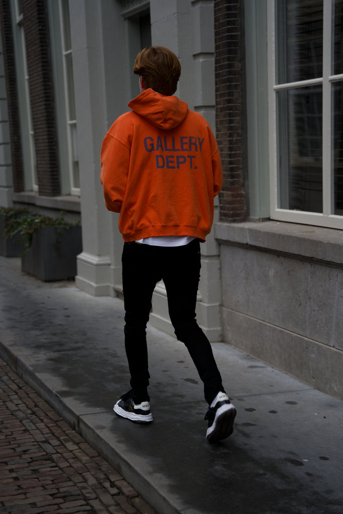 Gallery Dept. 90'S GD Logo Hoodie 'Bright Orange'-9621098529098-The Attic