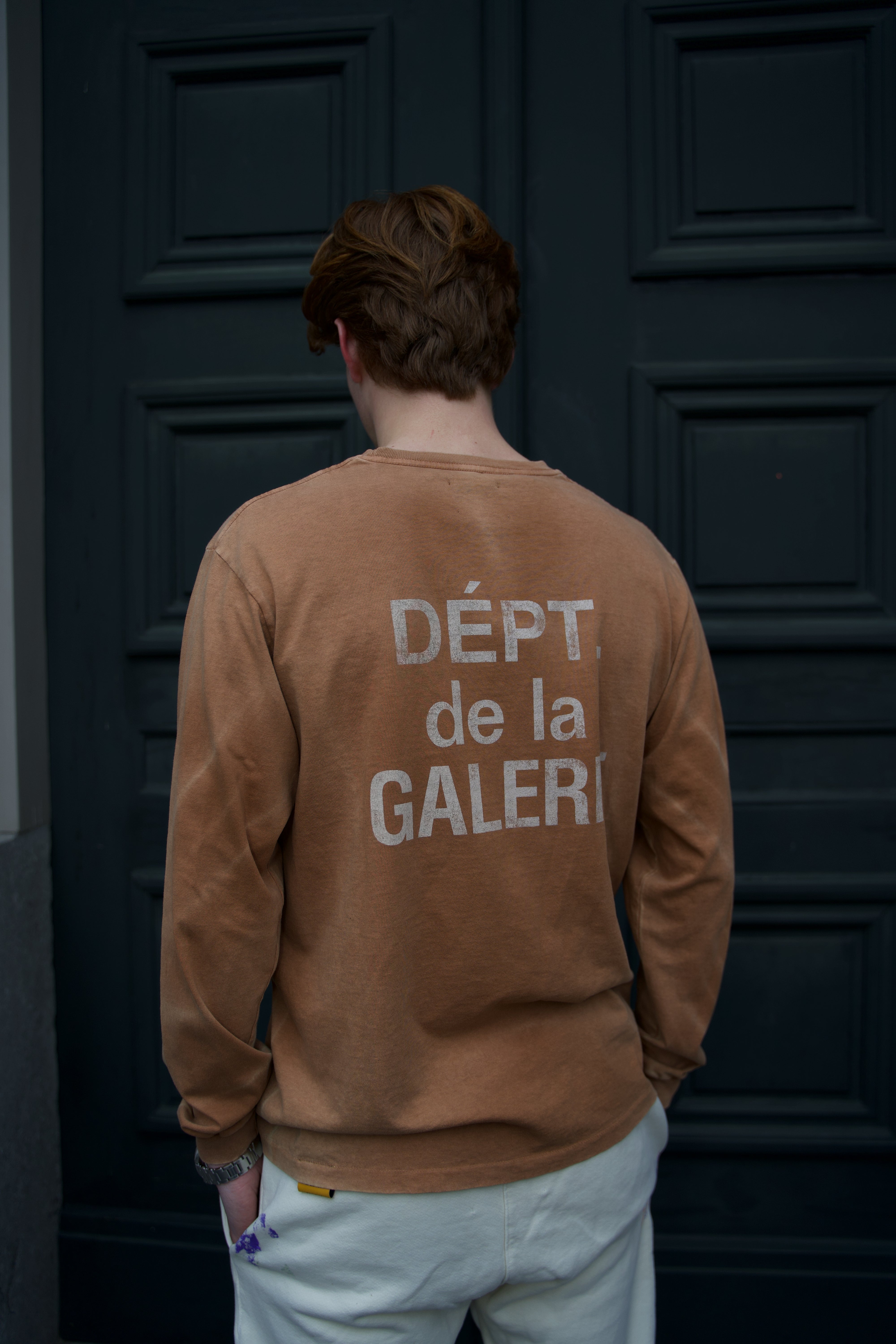 Gallery Dept. French Longsleeve 'Cocoa' (Vintage Washing)-9621263352138-The Attic