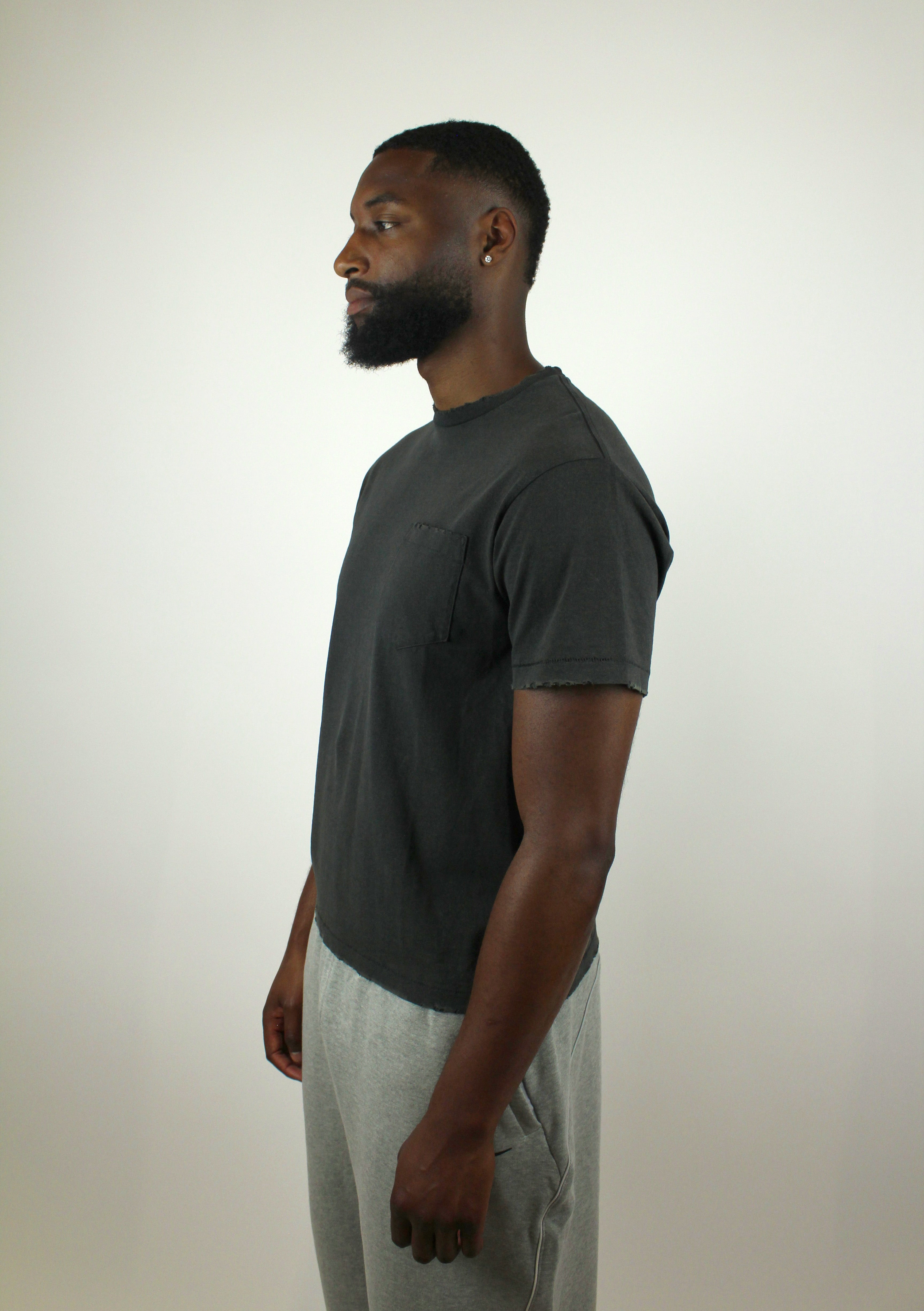 Gallery Dept. Plain Vintage Lomme T-shirt 'Sort'
