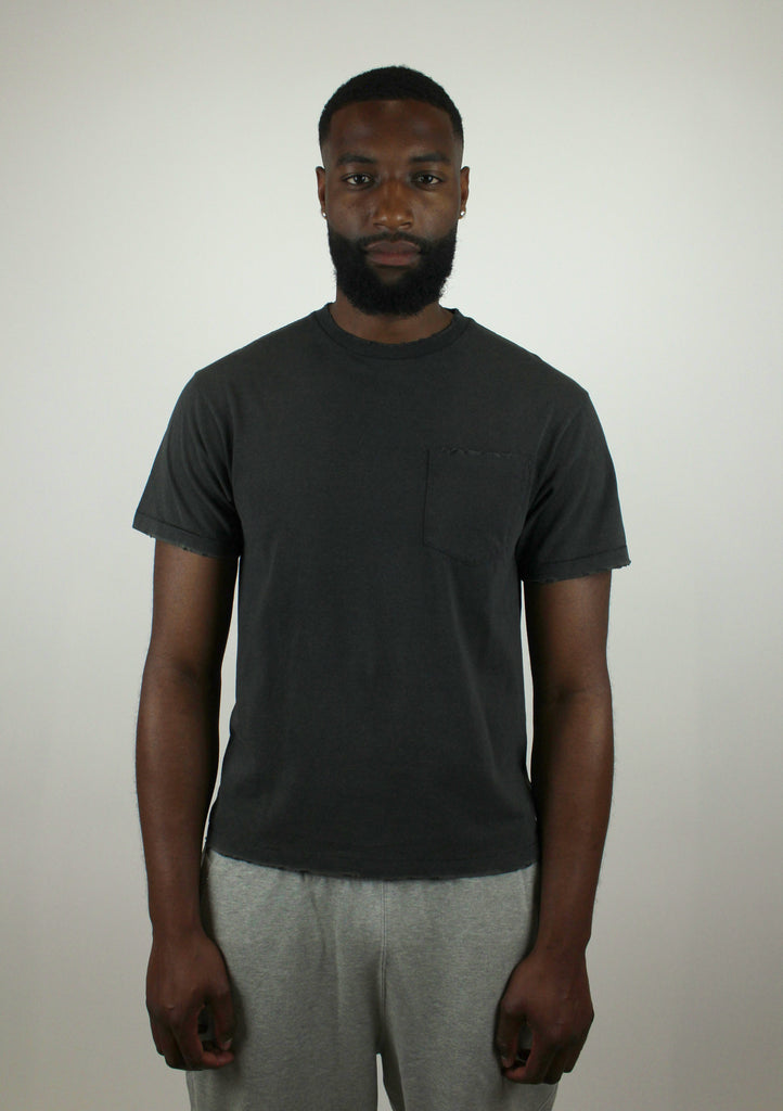 【GALLERY DEPT.】PLAIN VINTAGE POCKET TEE Gallery Dept. Plain Vintage Pocket Tee 'Black' – The Attic