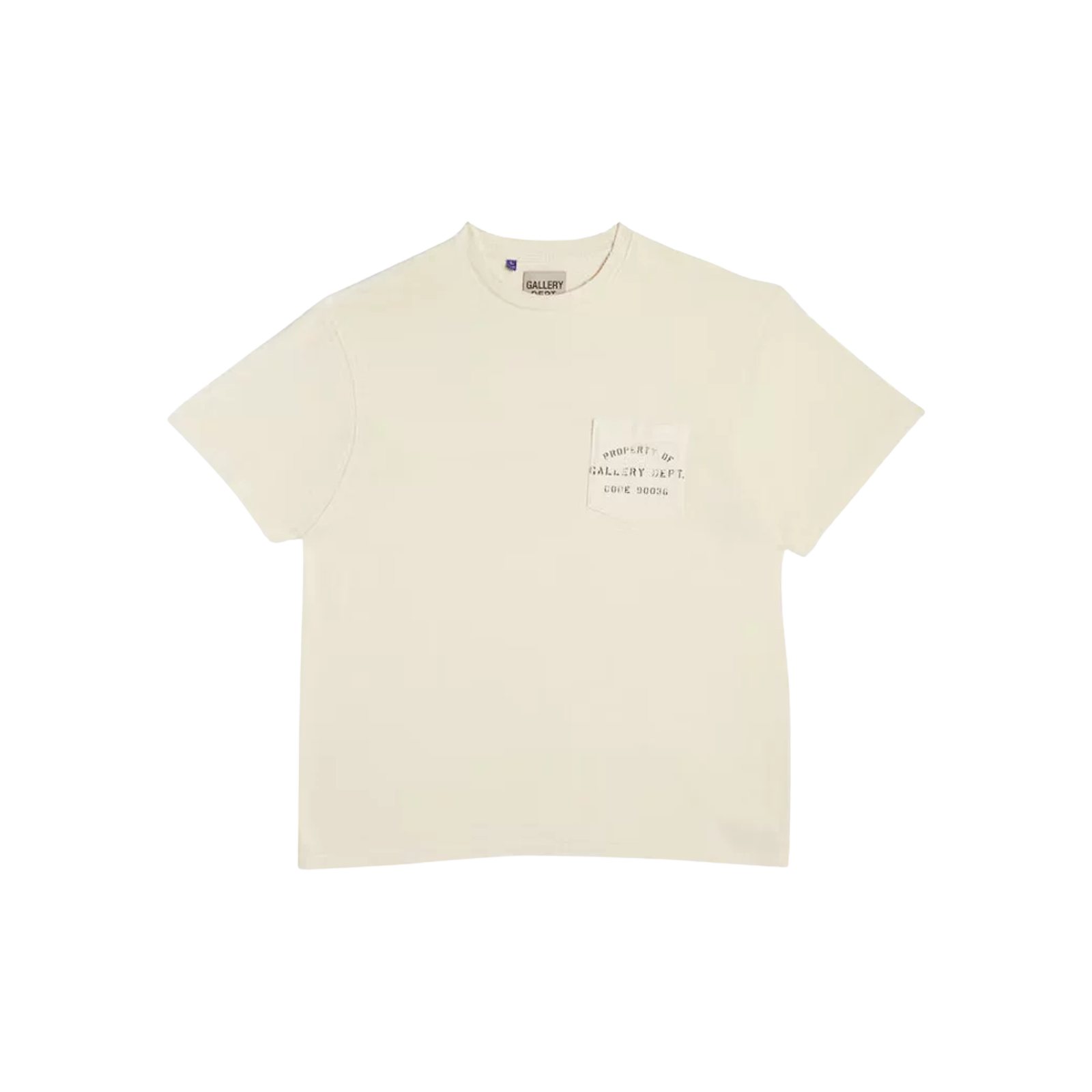 Gallery Dept. Property of Stencil T-shirt 'Antique White'