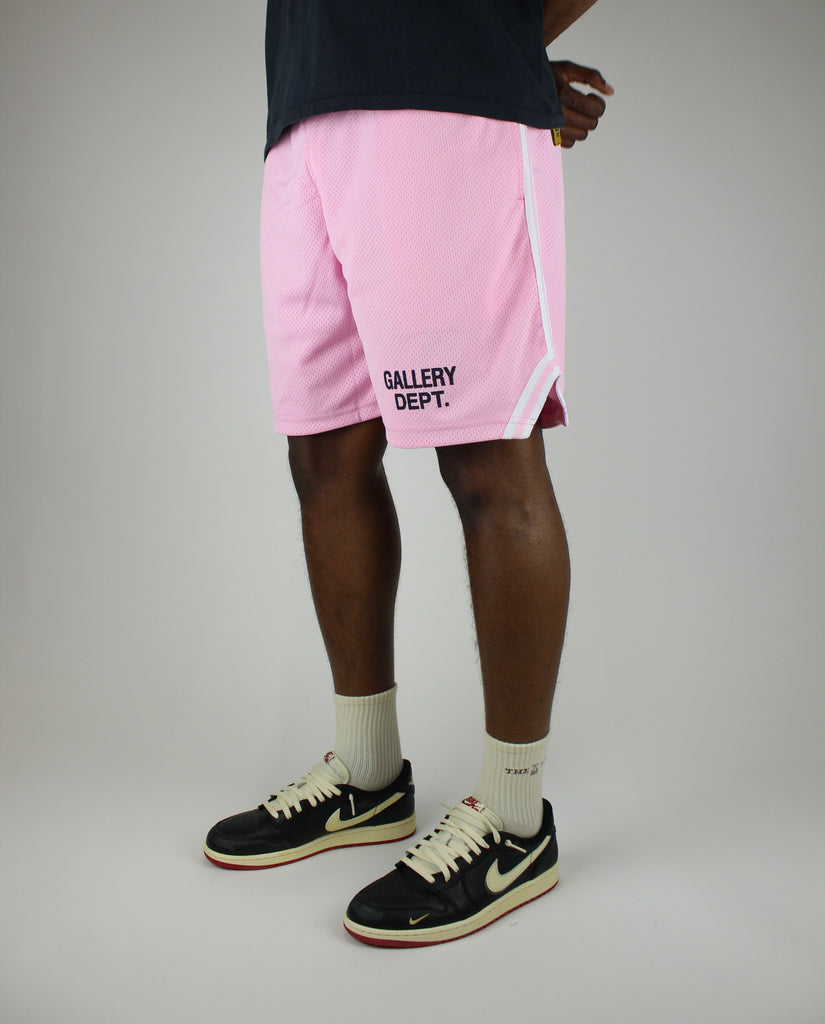 Explore the Gallery Dept. Venice Court Shorts 'Pink' – premium relaxed-fit shorts in a vibrant pink colorway, combining comfort, streetwear style, and bold expression.