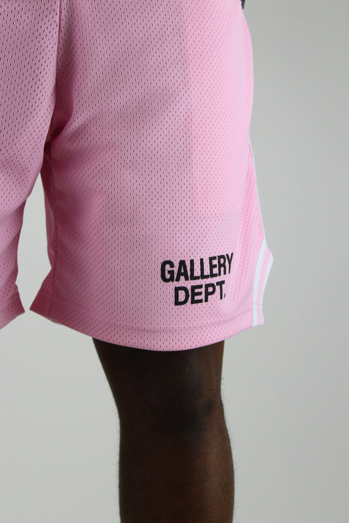 Explore the Gallery Dept. Venice Court Shorts 'Pink' – premium relaxed-fit shorts in a vibrant pink colorway, combining comfort, streetwear style, and bold expression.