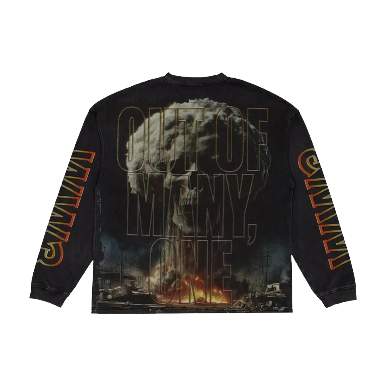 Godspeed Code Red Long-Sleeve T-Shirt 'Black Wash'
