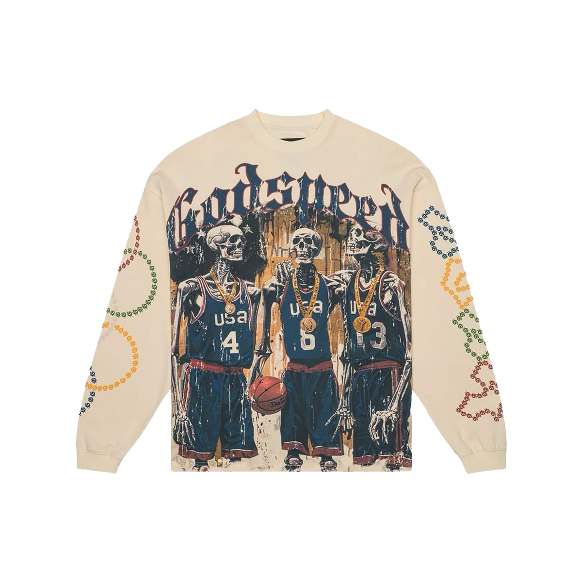 Godspeed DreamTeam 24 Long-Sleeve VVS T-Shirt 'Bone'