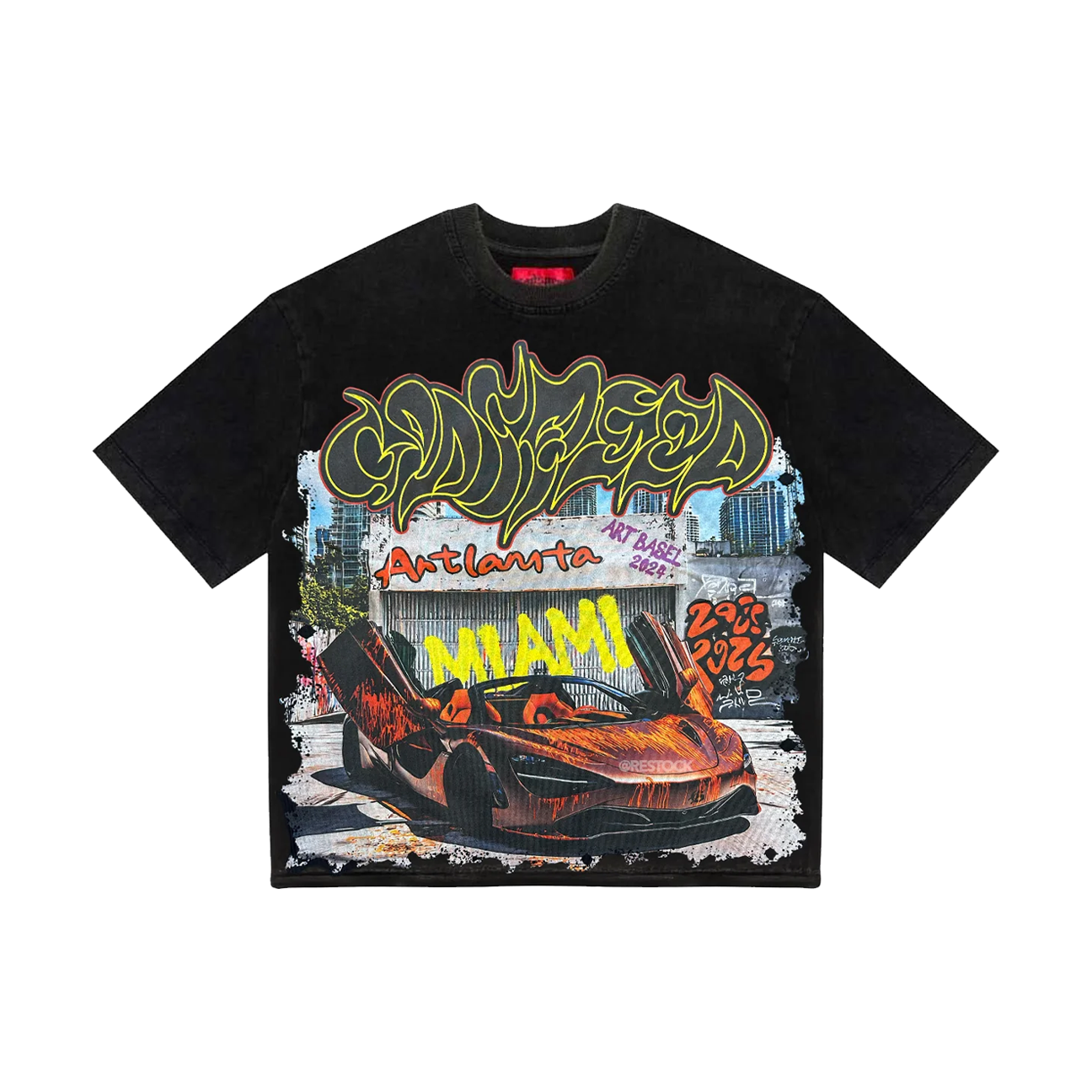 Godspeed Miami Artlanta T-Shirt 'Black'