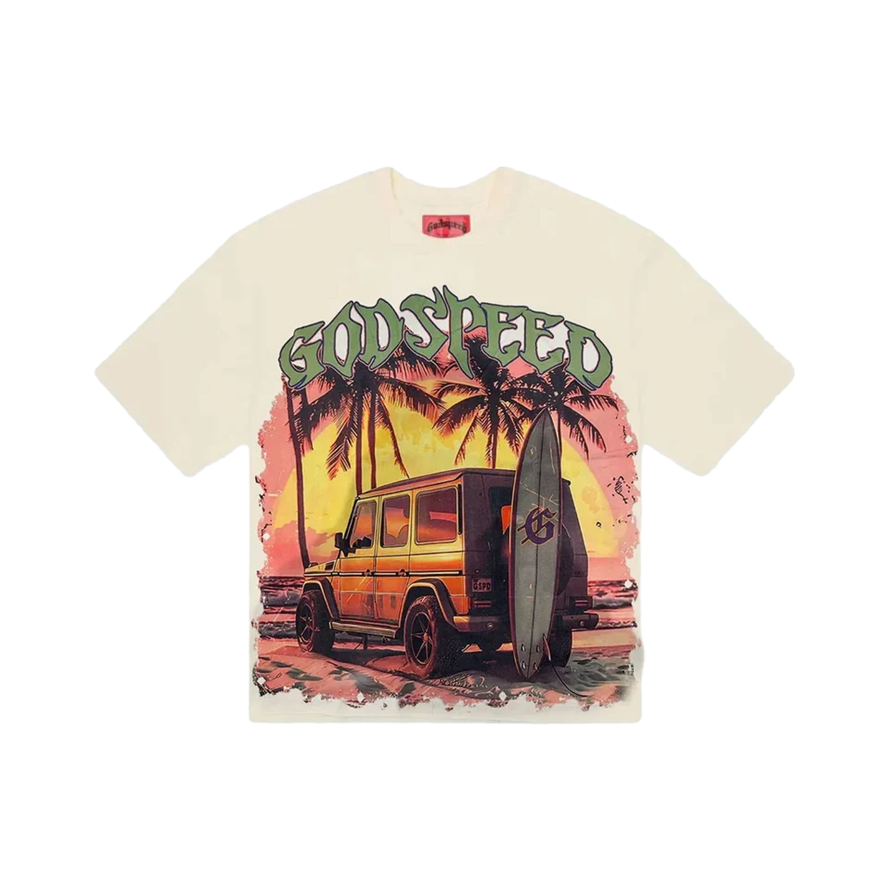 Godspeed Miami G Wagon T-Shirt 'White'