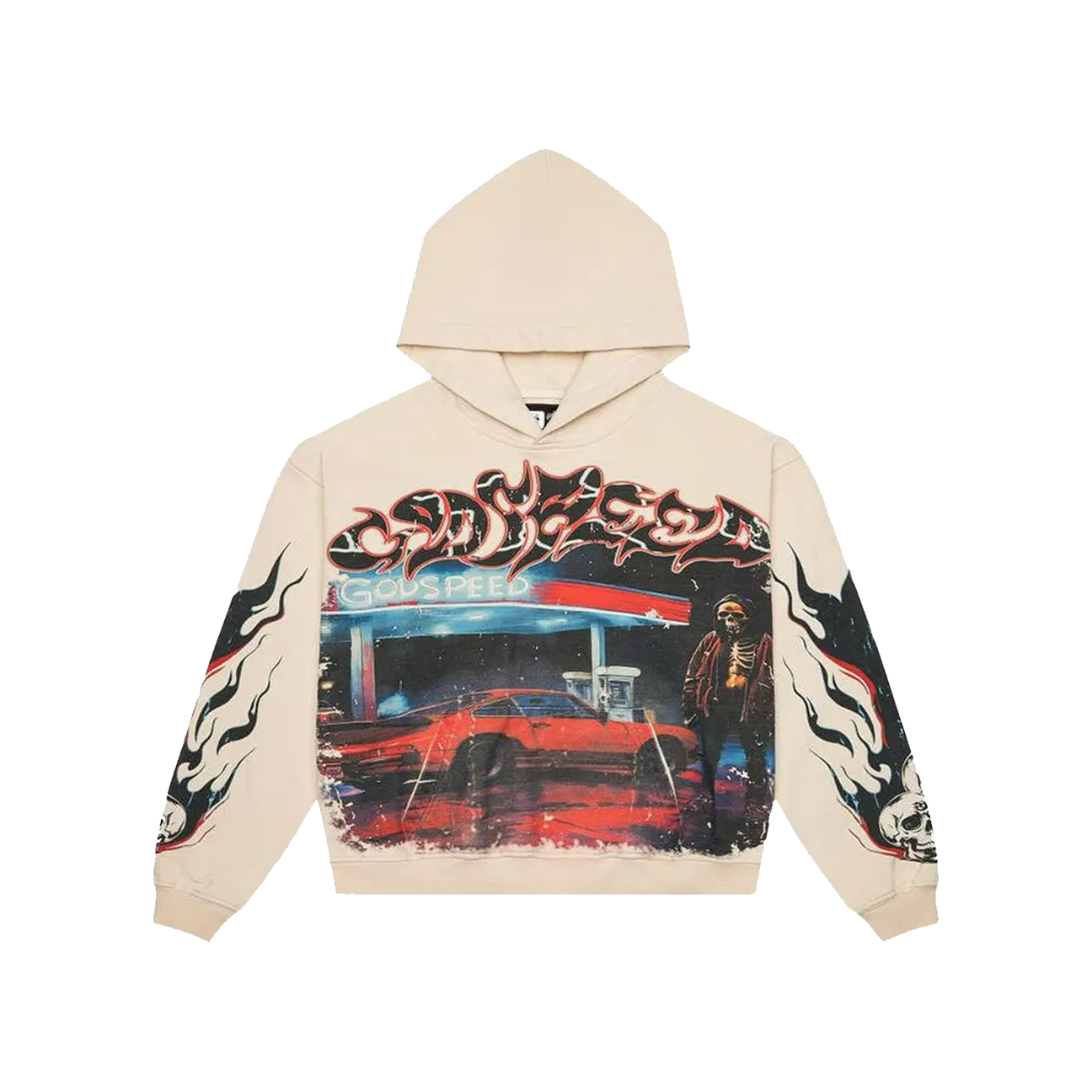 Godspeed Pitstop Hoodie 'Bone'