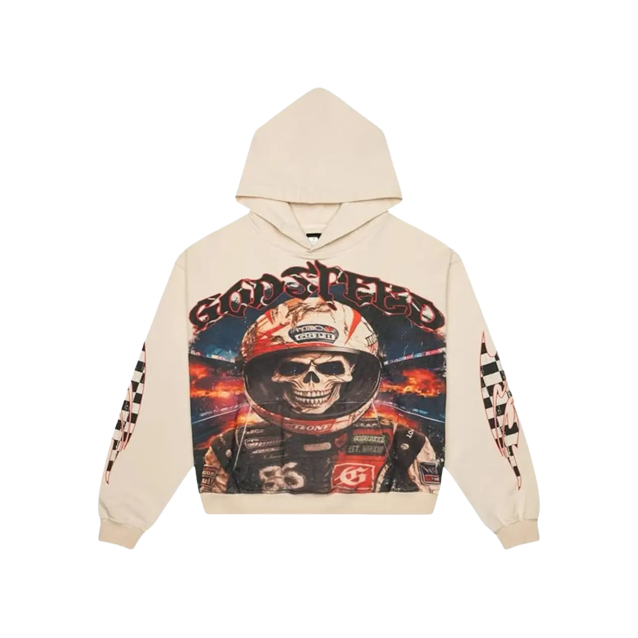 Godspeed Racer Goldie Hoodie 'Bone'