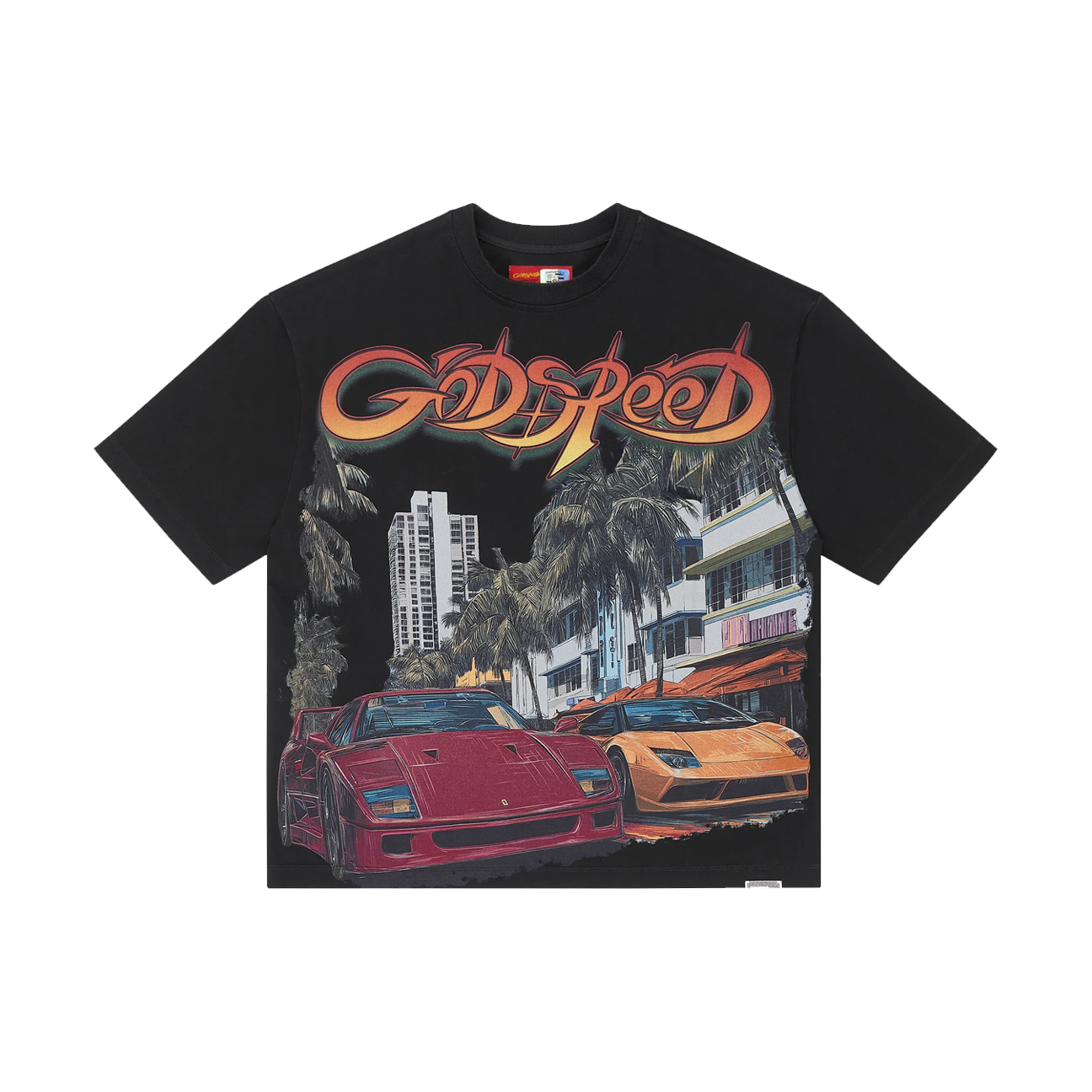 Godspeed South Beach Drive Miami Superrun T-Shirt 'Black'