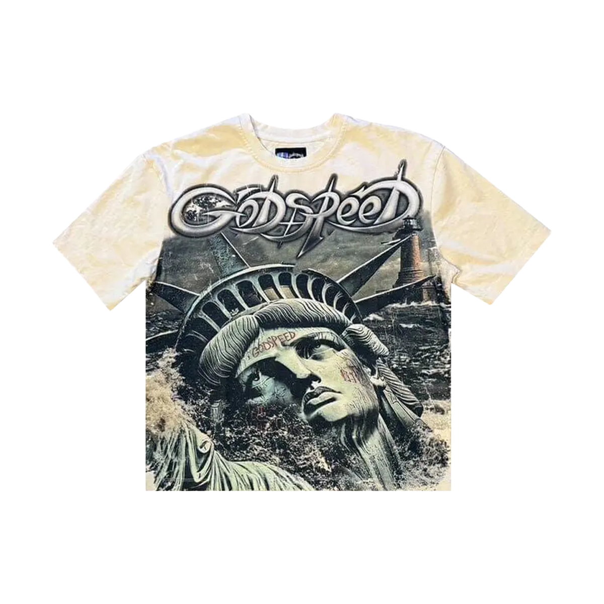 Godspeed Sunken Liberty 2 T-Shirt 'Bone'
