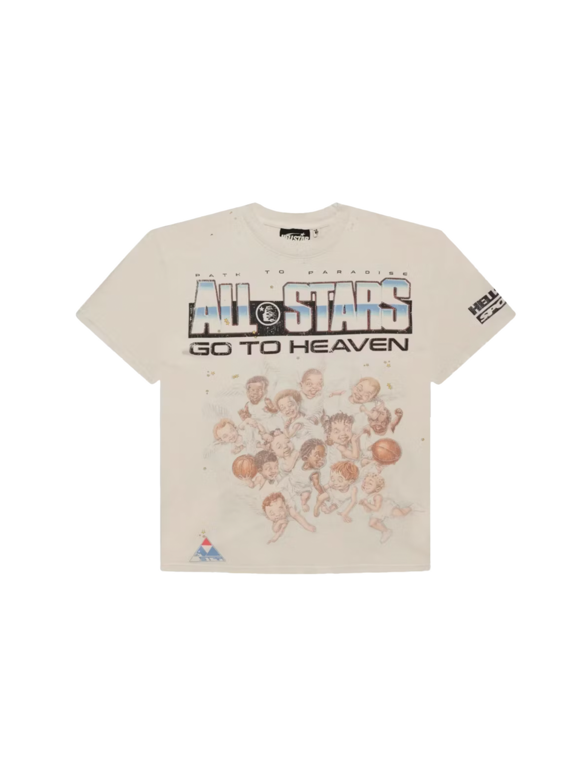 Hellstar All Stars T-shirt 'White'-10039611818314-The Attic