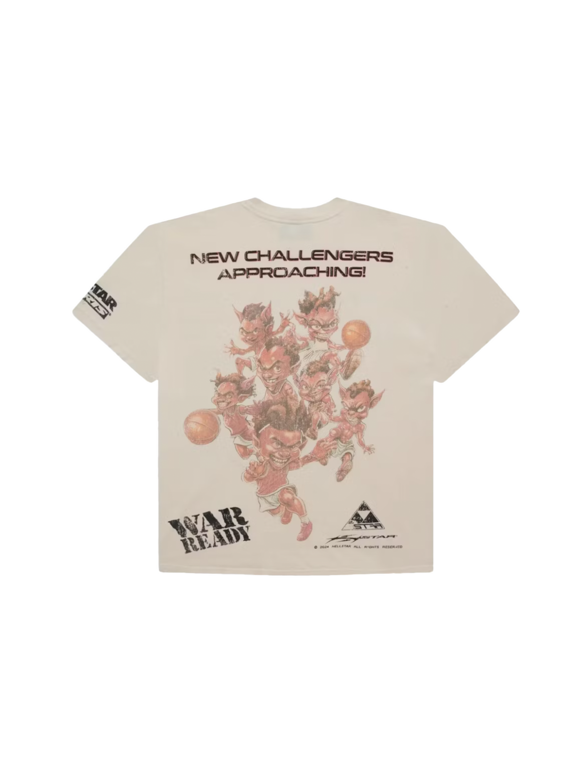 Hellstar All Stars T-shirt 'White'-10039611818314-The Attic