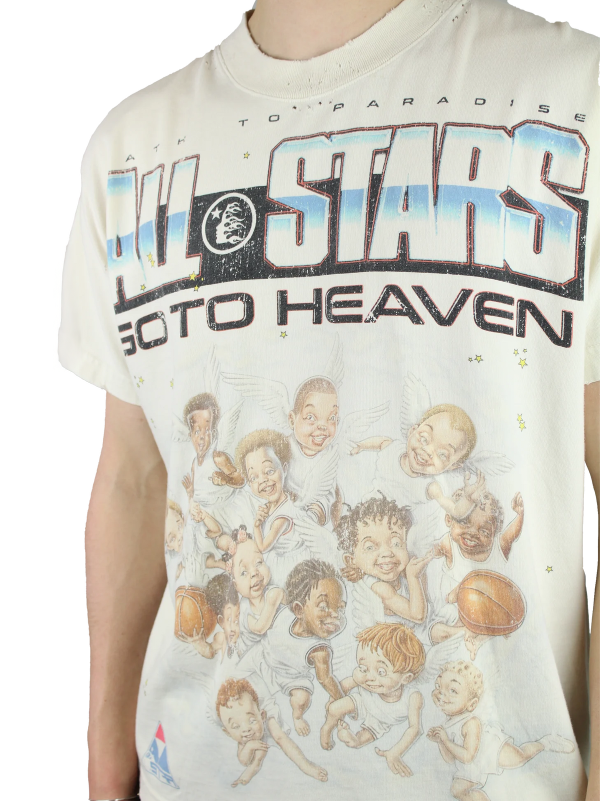 Hellstar All Stars T-shirt 'White'-10039611818314-The Attic