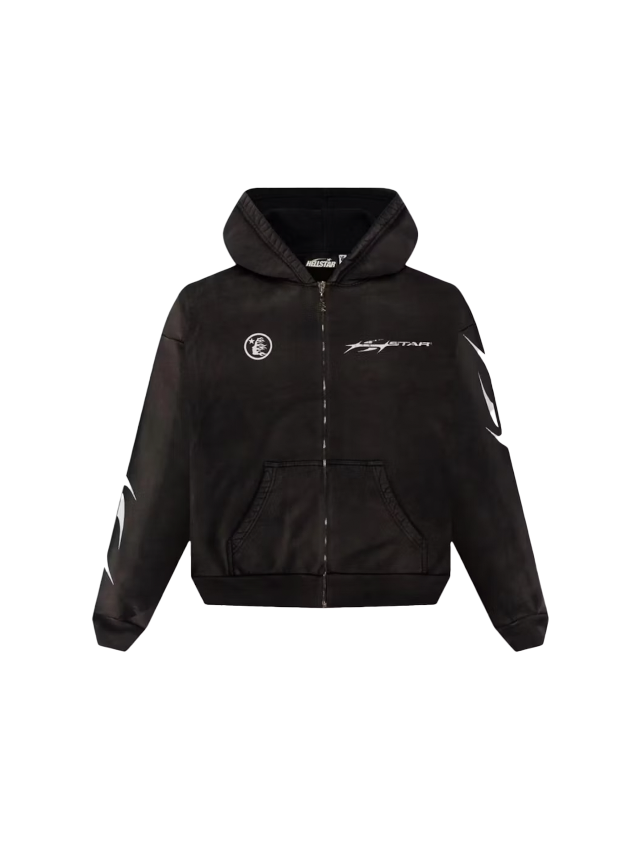 Hellstar Logo Zip Hoodie 'Black' – The Attic Hellstar Logo Zip Hoodie 'Black' – The Attic