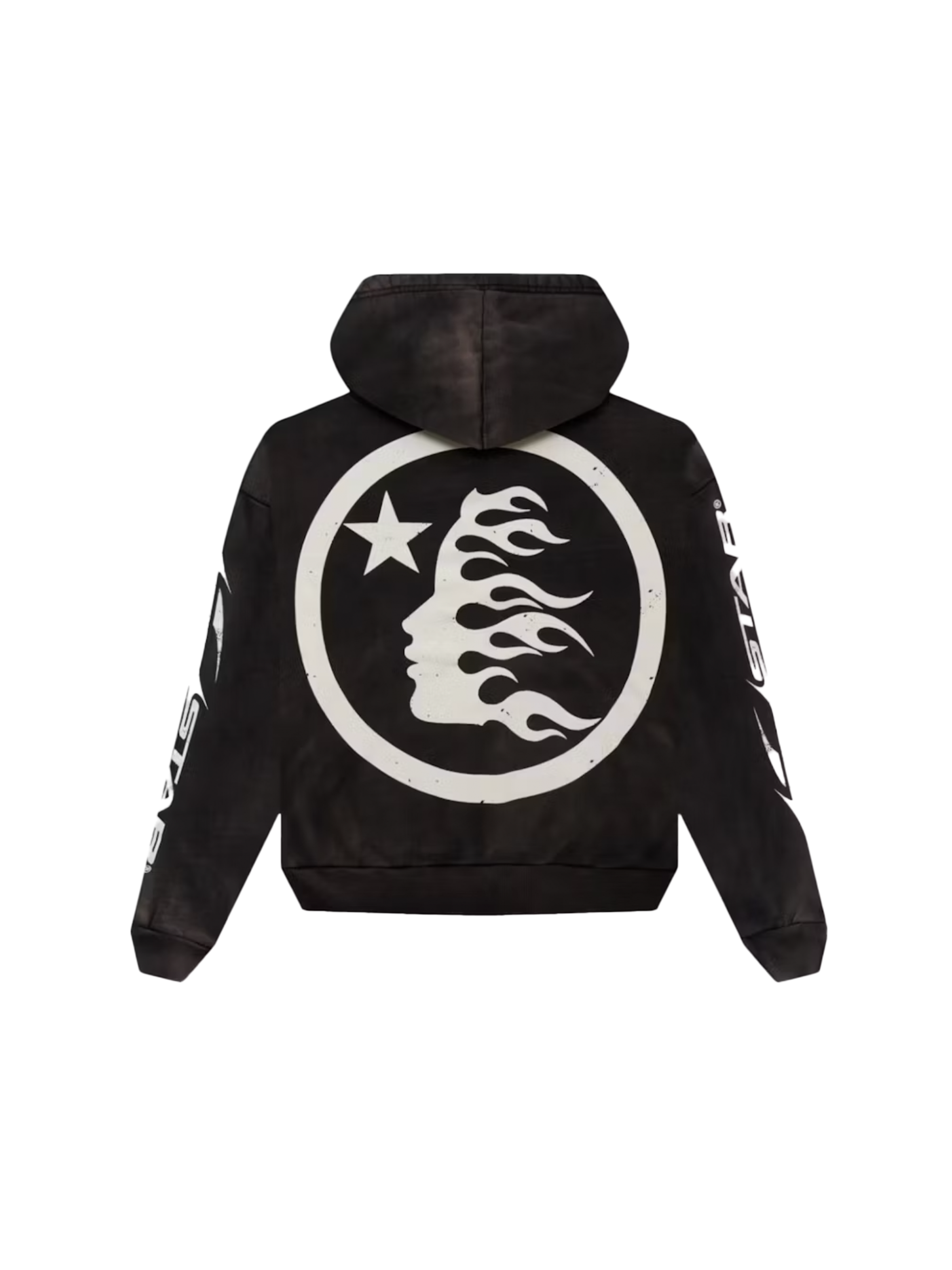 Hellstar Logo Zip Hoodie 'Black'-9994153460042-The Attic