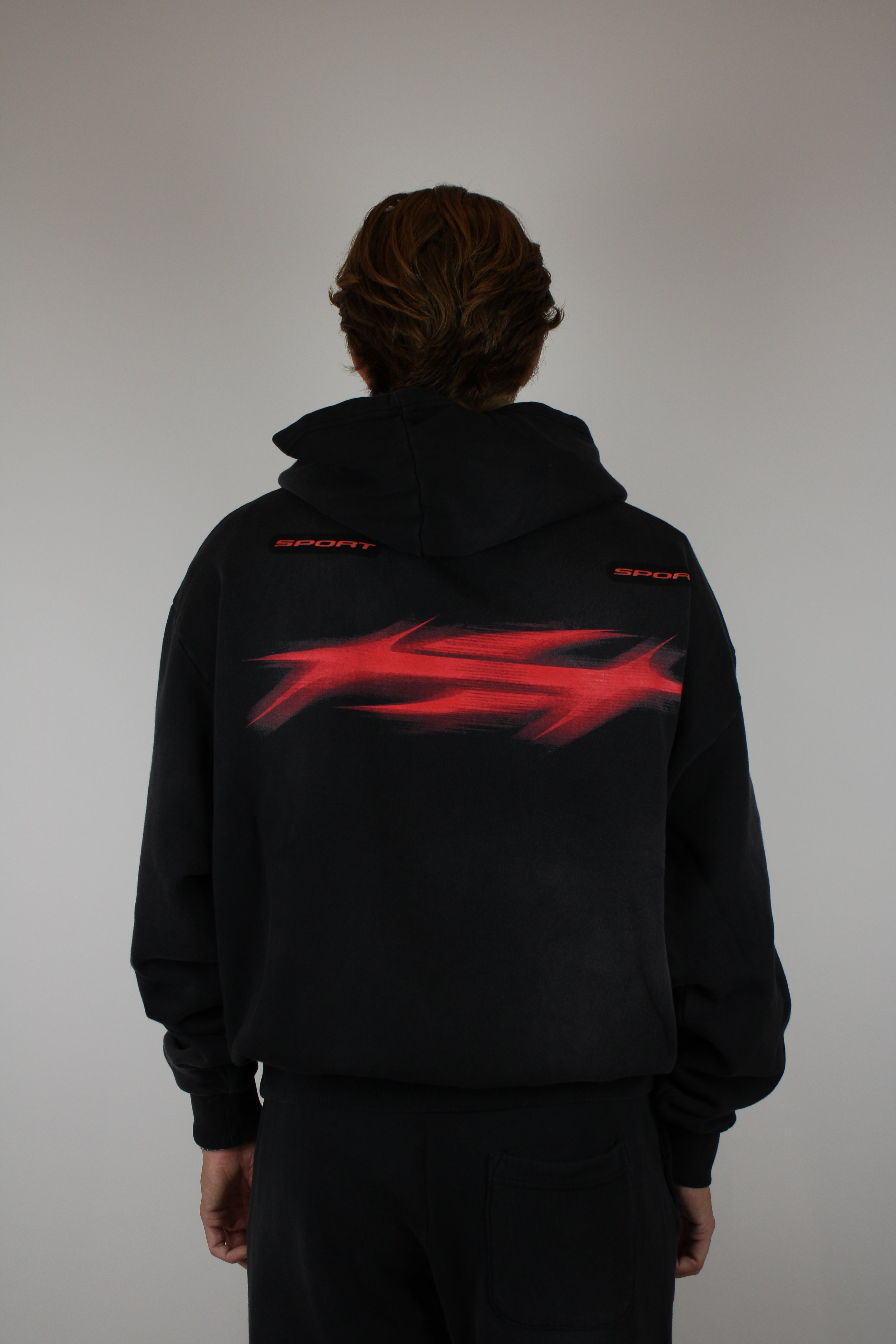 Hellstar Motion Blur Hoodie-10255854403914-The Attic