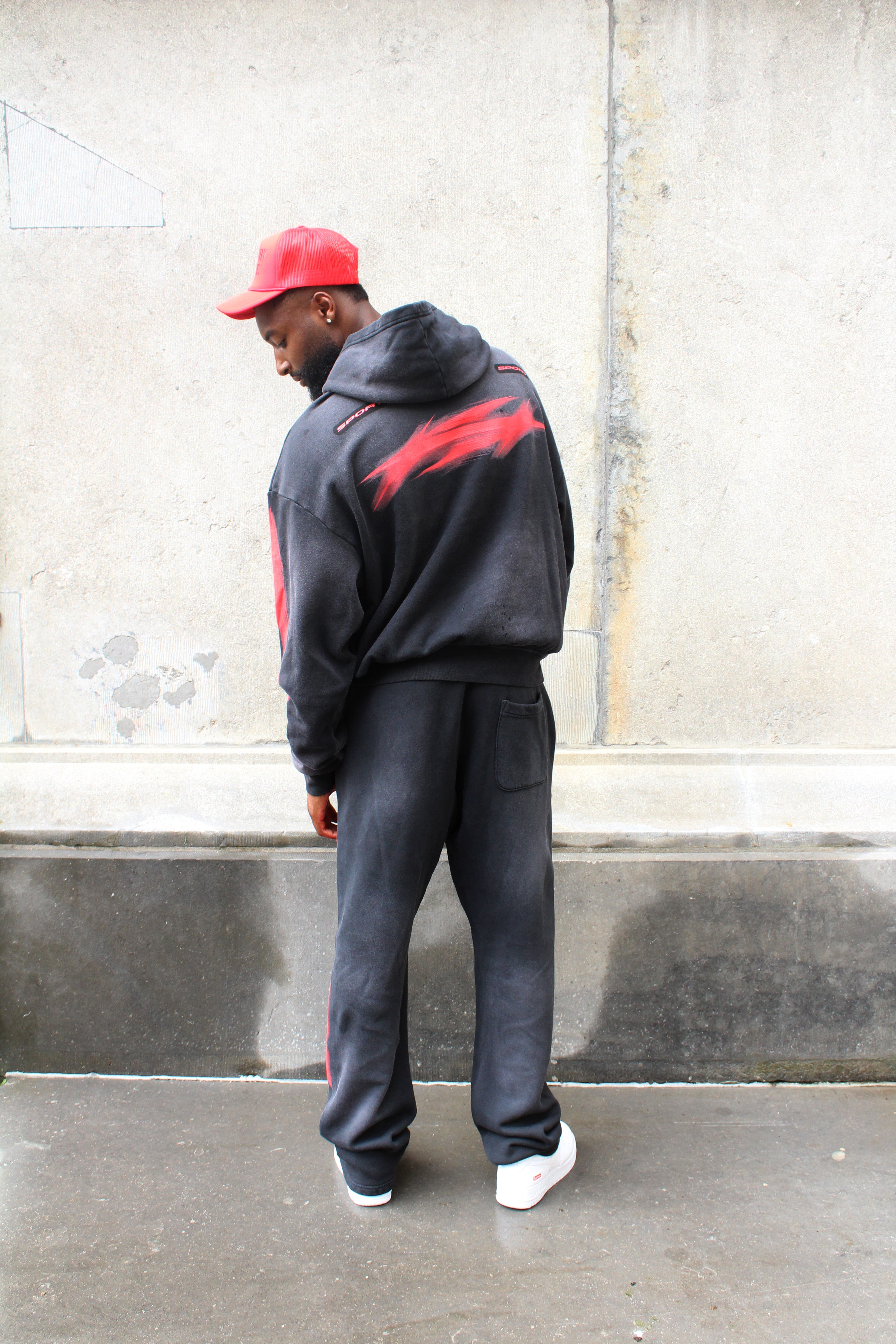 Hellstar Motion Blur Hoodie 'Black'