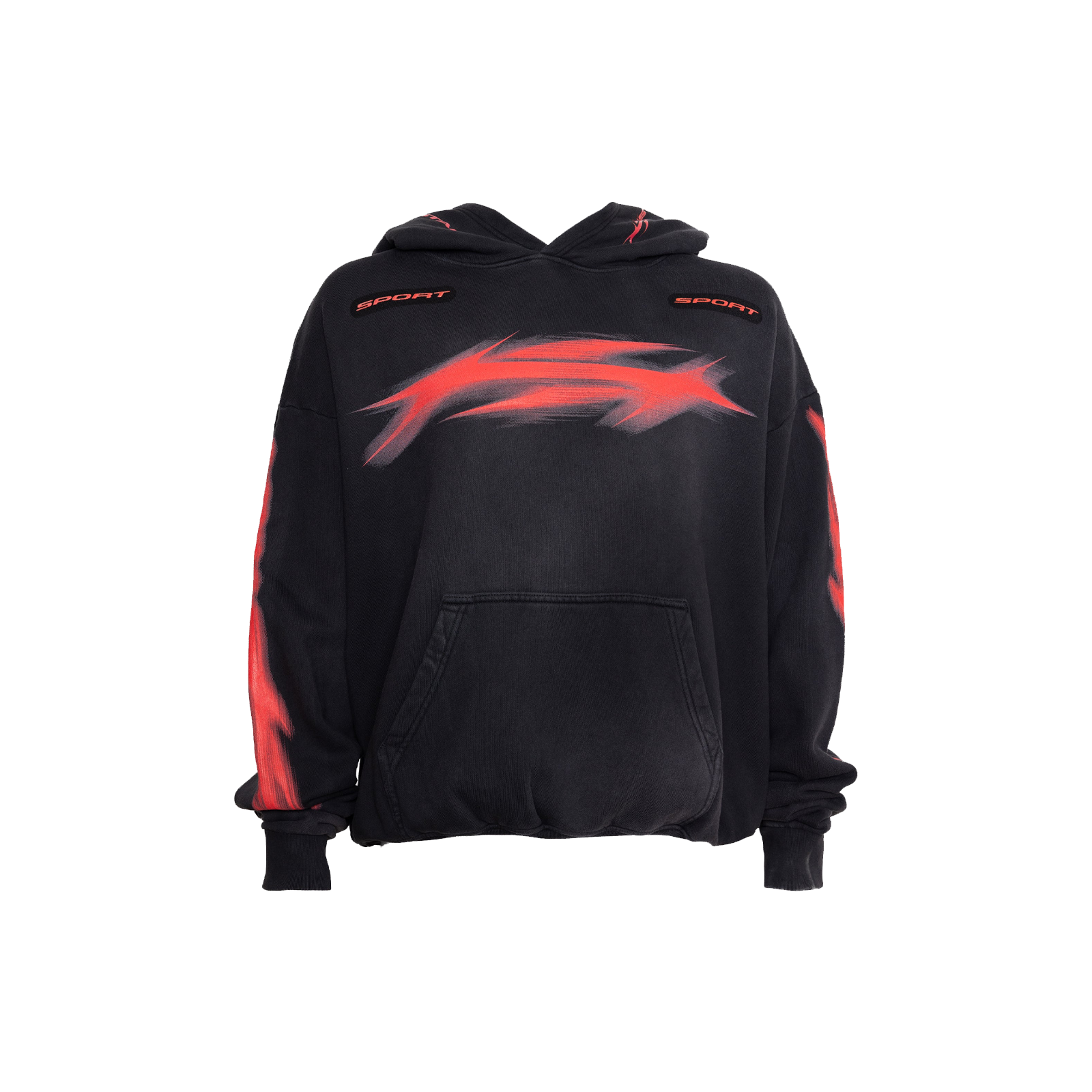 Hellstar Motion Blur Hoodie-10255854403914-The Attic