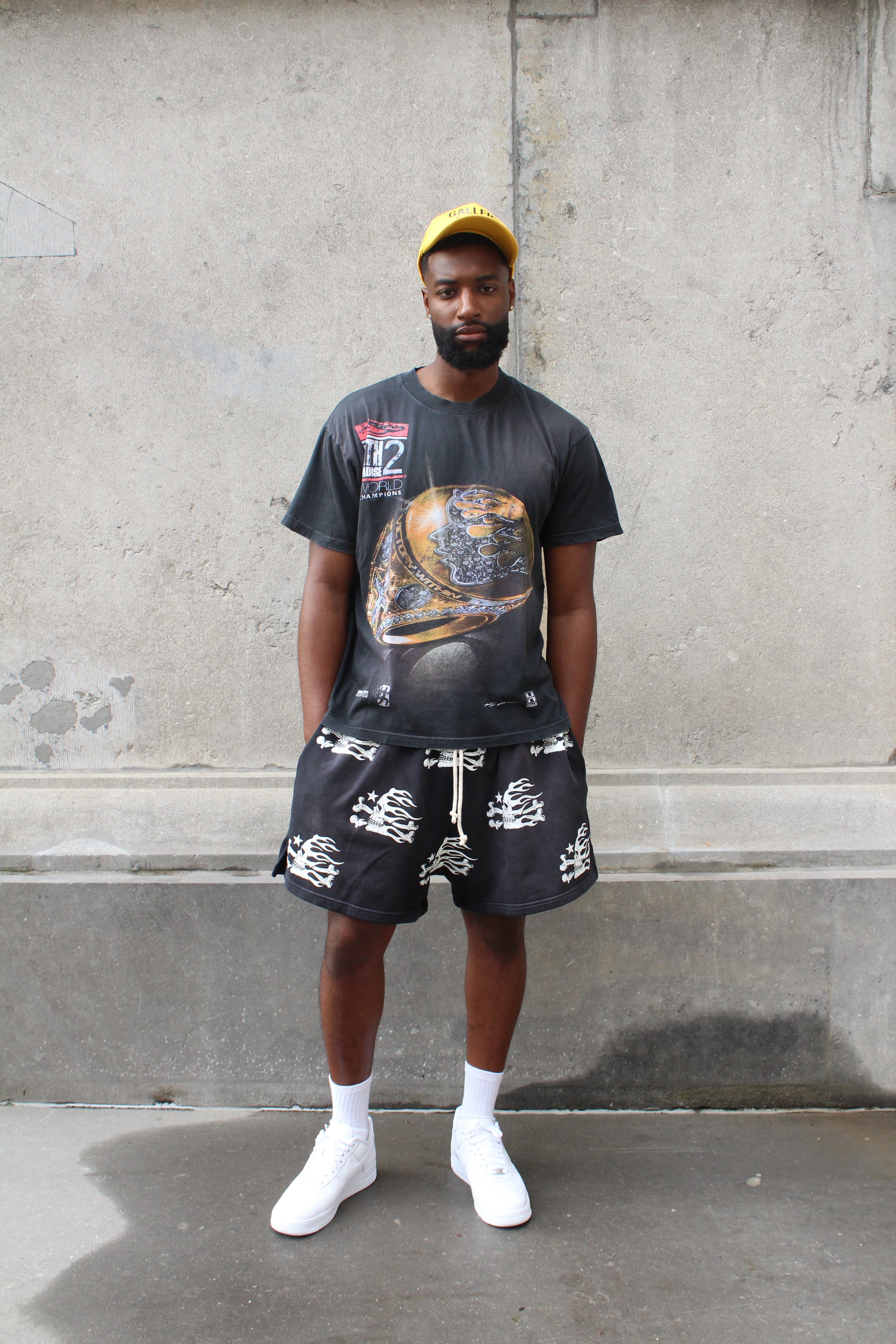 Hellstar Skull Shorts 'Black'
