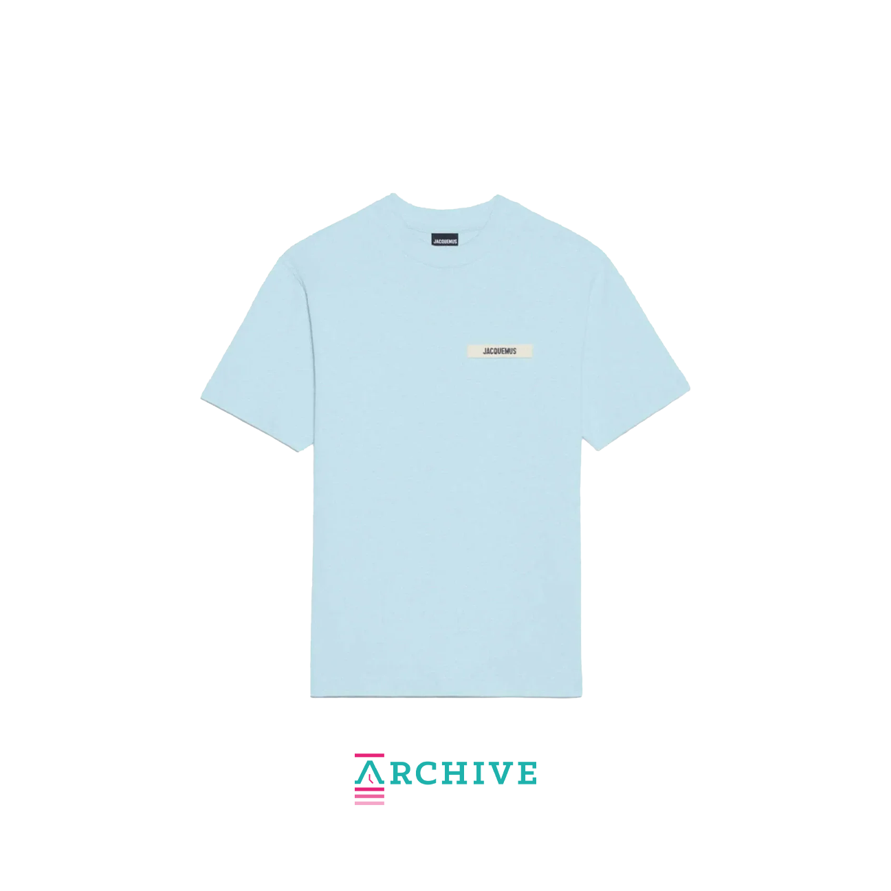 Jacquemus Le T-Shirt Gros Grain 'Light Blue' - Size M (ARCHIVE)