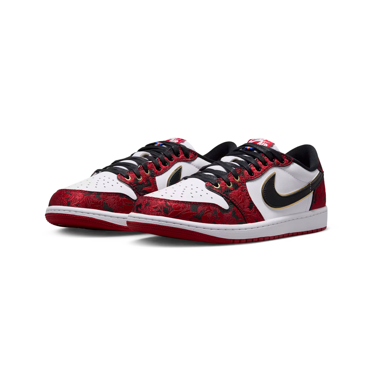 Jordan 1 Retro Low OG Last Dance At The Garden 'Black Red White'