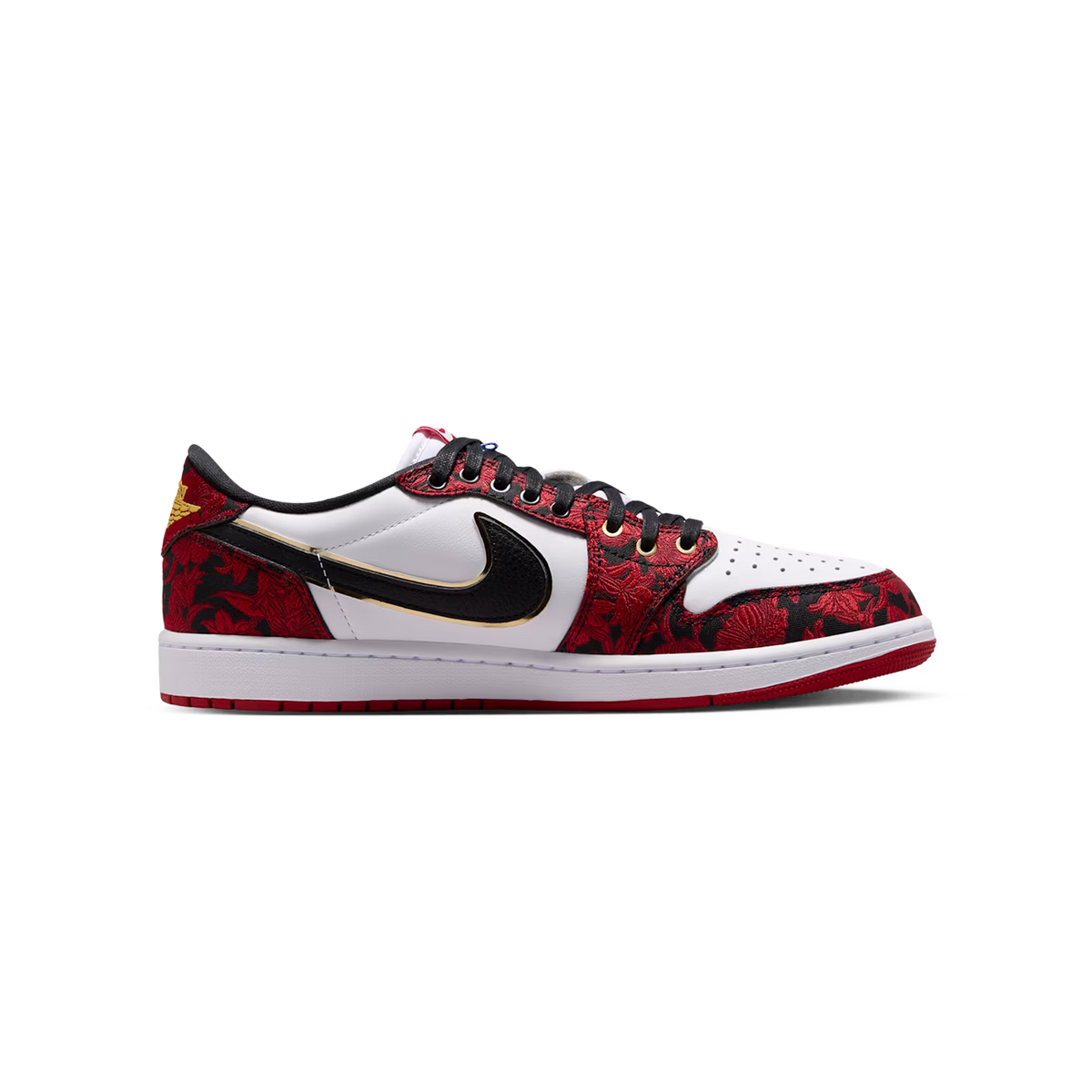 Jordan 1 Retro Low OG Last Dance At The Garden 'Black Red White'