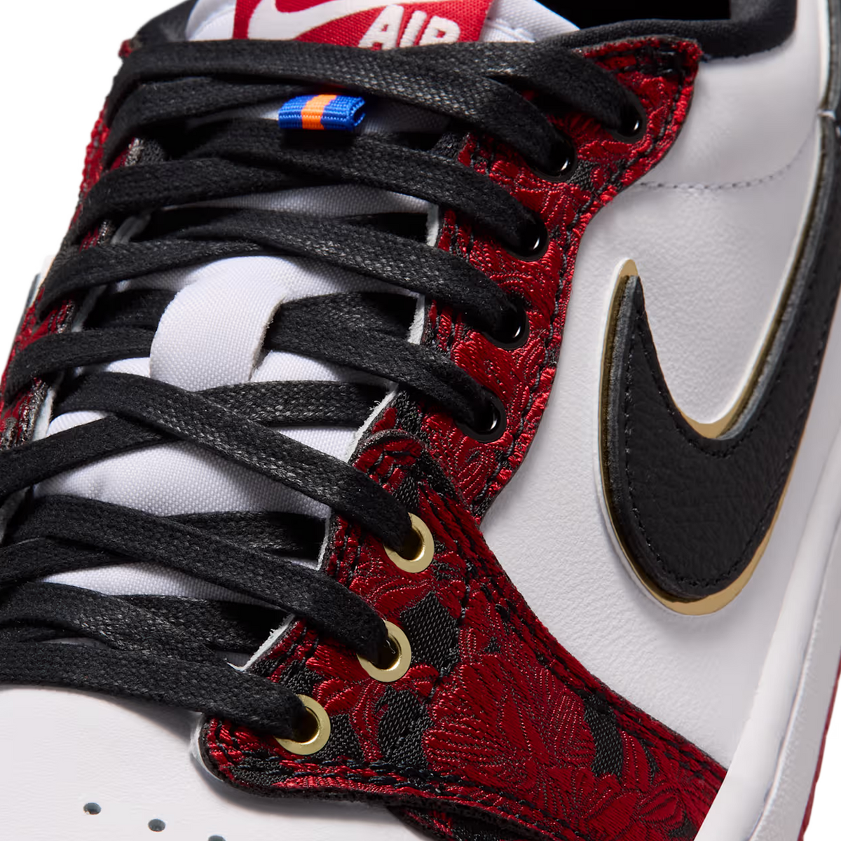 Jordan 1 Retro Low OG Last Dance At The Garden 'Black Red White'