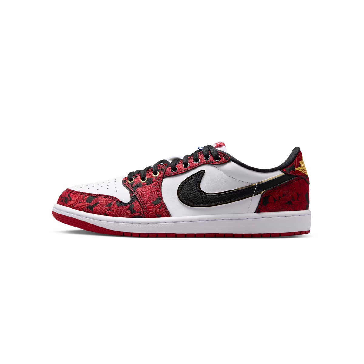 Jordan 1 Retro Low OG Last Dance At The Garden 'Black Red White'