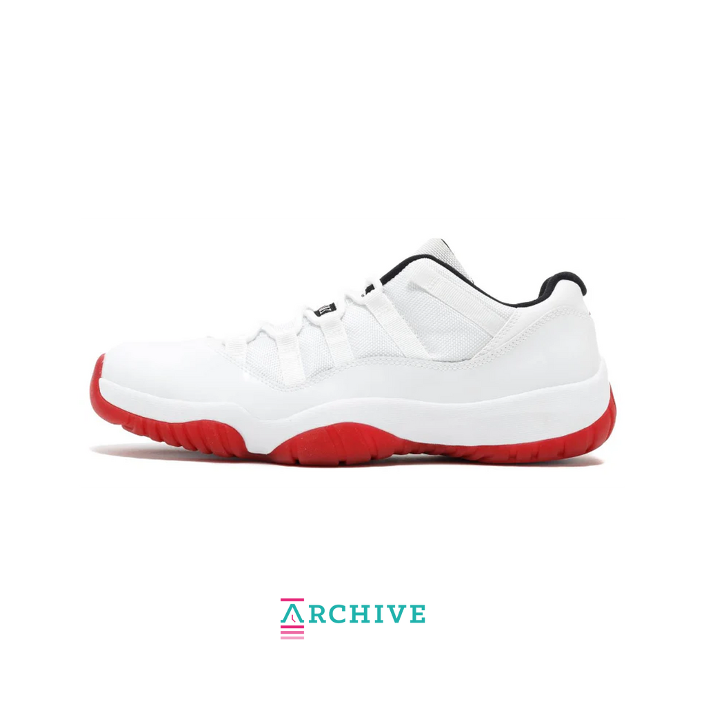 Jordan 11 Retro Low White Red (2012) - size 42.5 (ARCHIVE)-8607606800714-The Attic