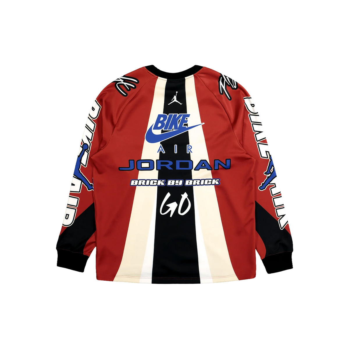 Jordan x Nigel Sylvester BMX-Trikot „Cinnabar Red Black“