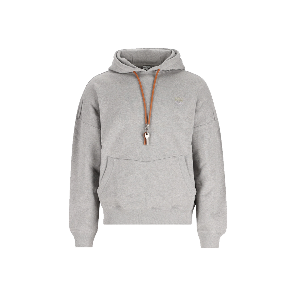 Loewe Leather Rope Hoodie 'Gray'