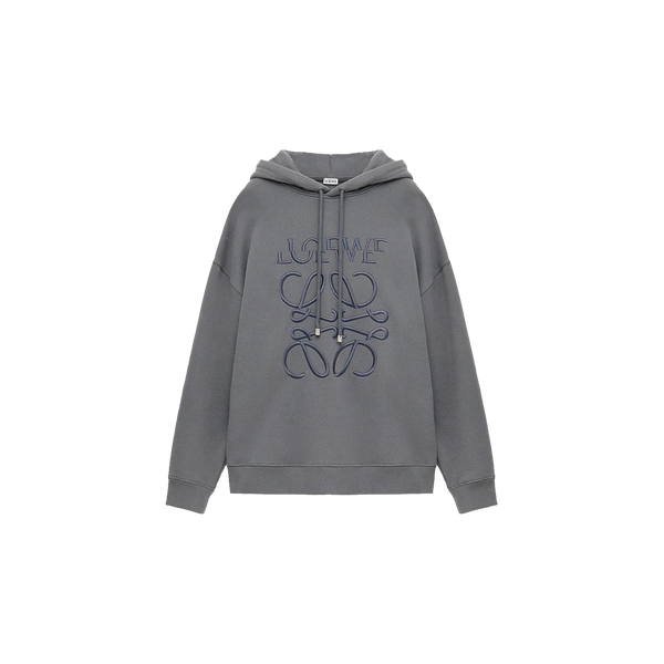 Loewe Split Logo Relaxed Fit Hoodie 'Grey' – The Attic