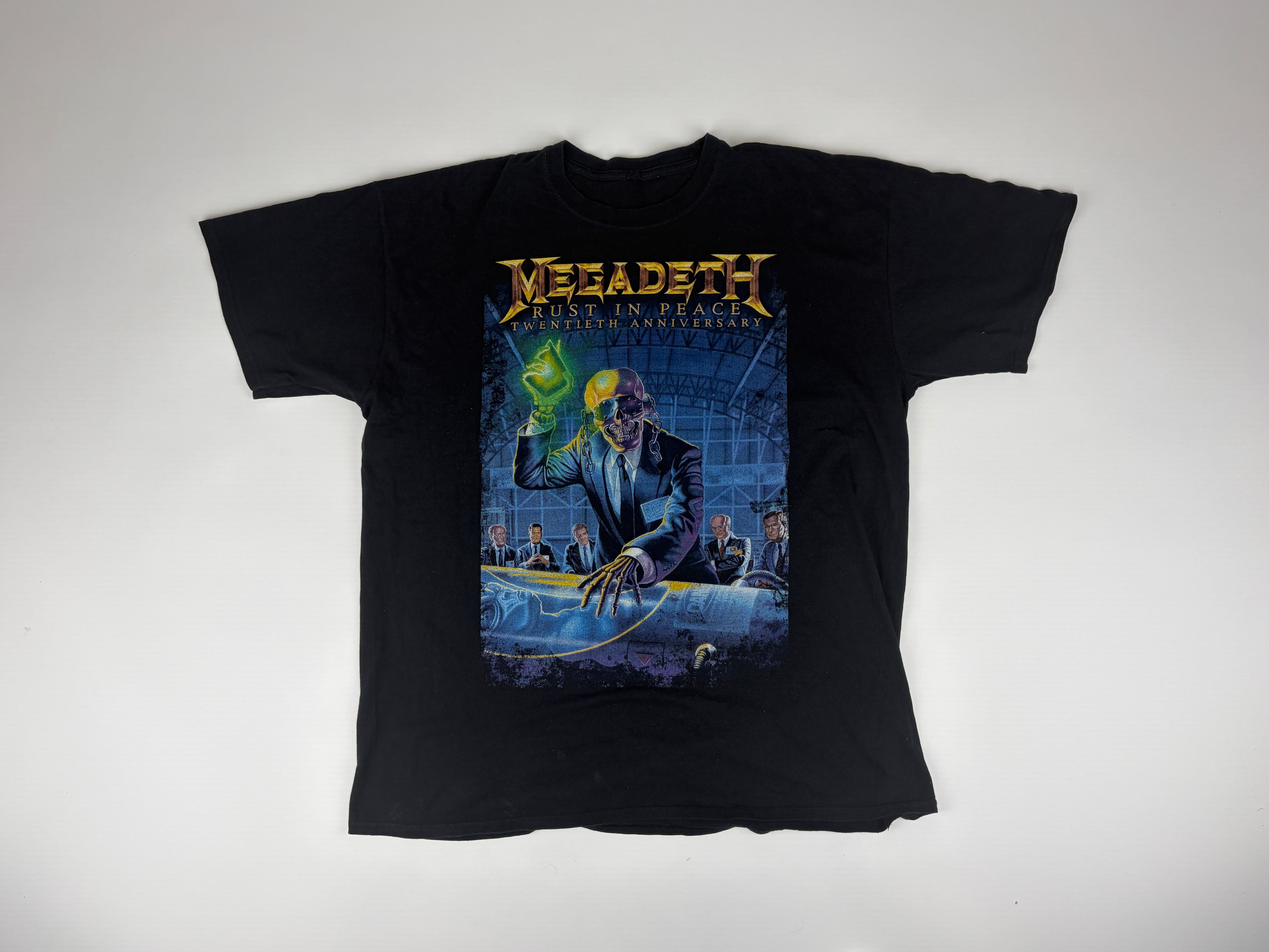 Megadeth Rust In Peace 30th Anniversary Black - Size S (ARCHIVE)