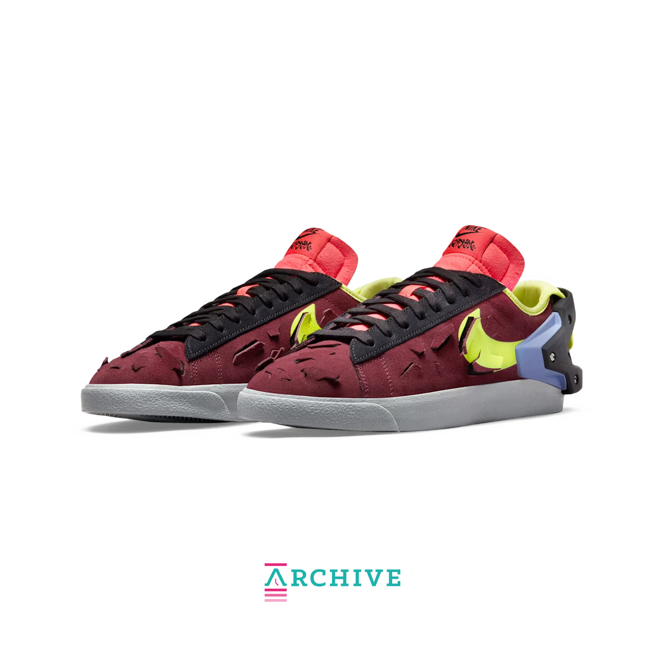Men's Acronym x Nike Blazer Low 'Night Maroon' - Size 36.5 (ARCHIVE)