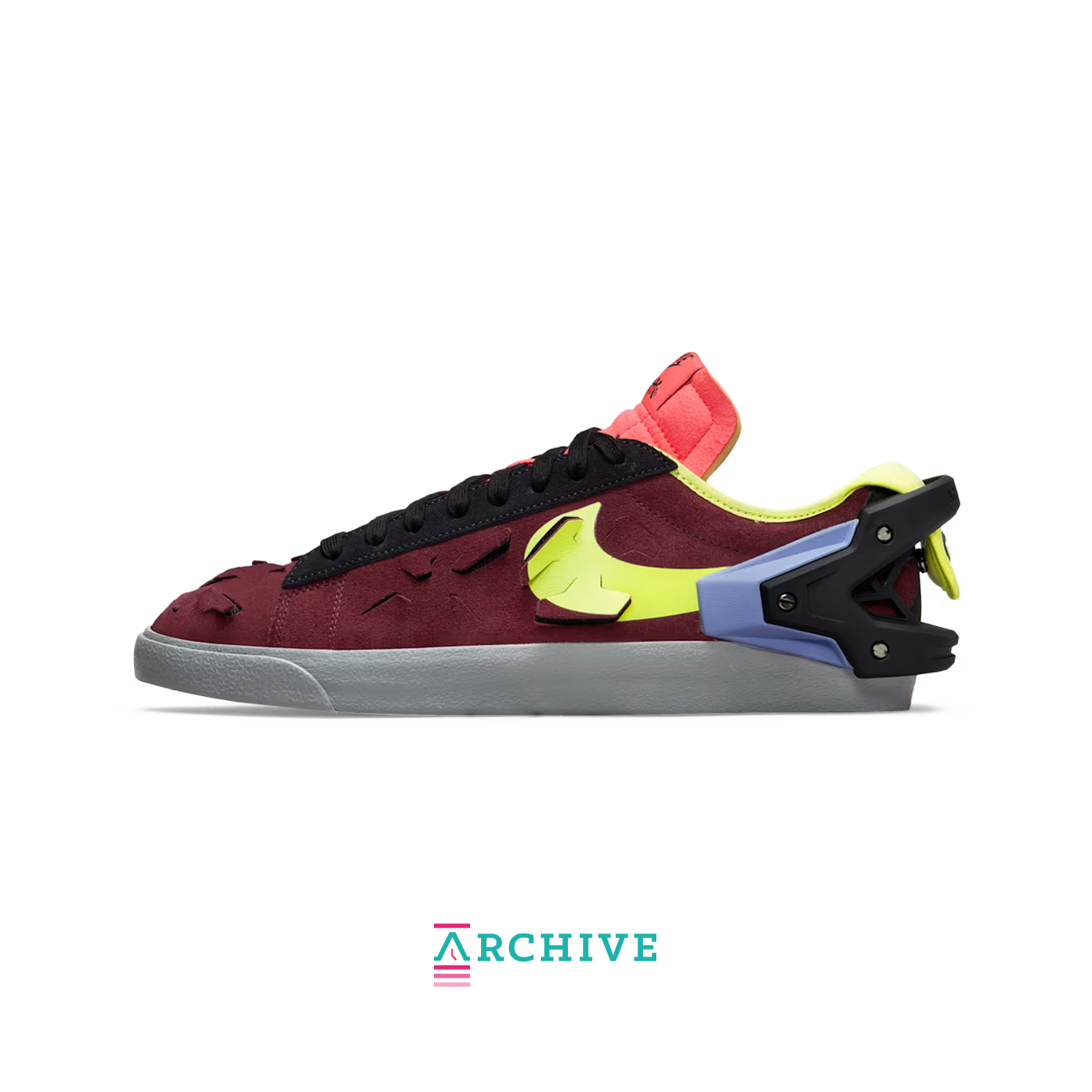 Men's Acronym x Nike Blazer Low 'Night Maroon' - Size 36.5 (ARCHIVE)
