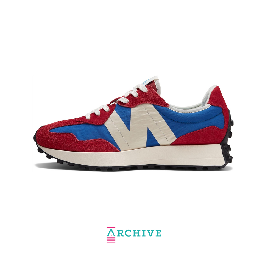 New Balance 327 Team 'Red Blue Sea Salt' - Size 41.5 (ARCHIVE)-10138368606538-The Attic