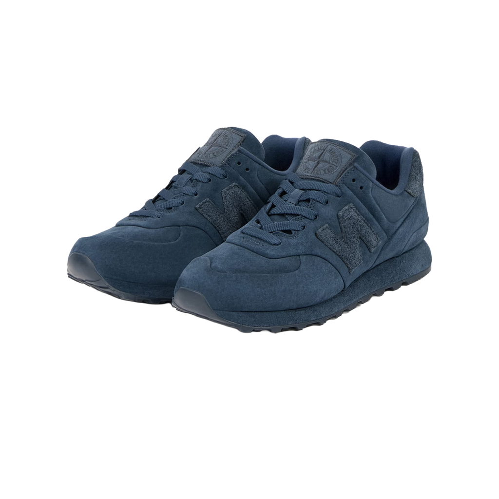 New Balance 574 Ghost Stone Island 'Slate Blue' – The Attic