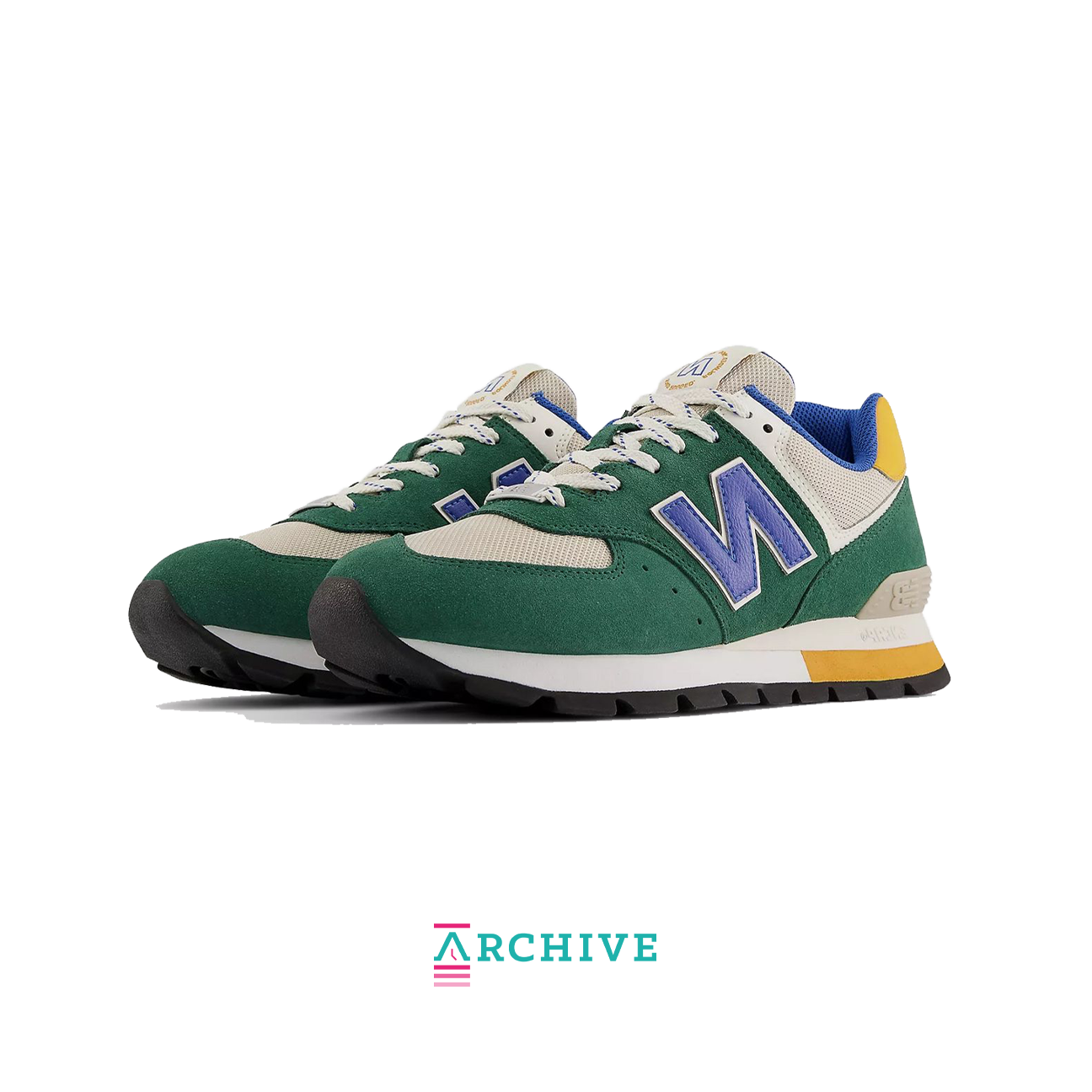 New Balance 574 Rugged 'Green Royal Blue' - Size 40 1/2 (ARCHIVE)