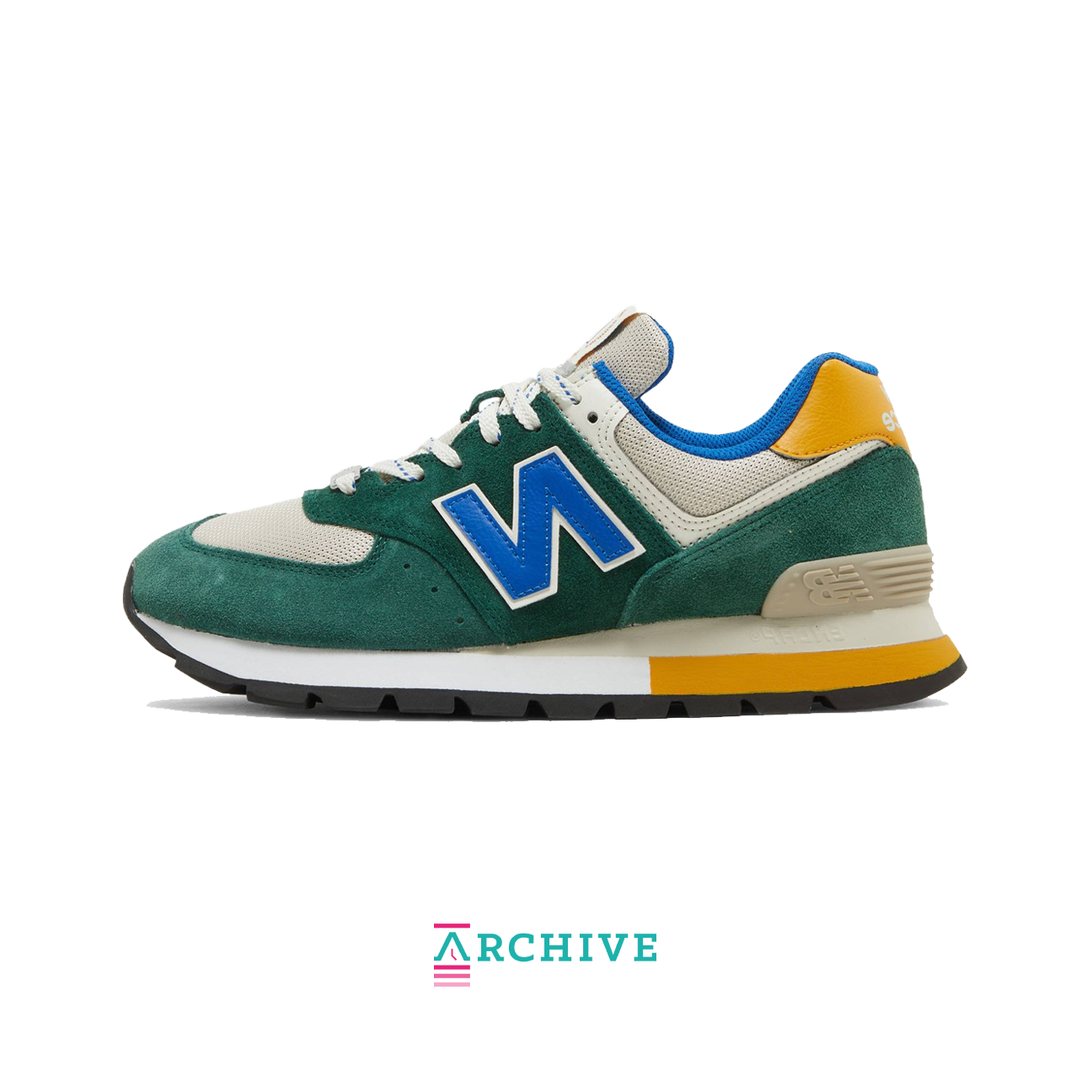 New Balance 574 Rugged 'Green Royal Blue' - Size 40 1/2 (ARCHIVE)