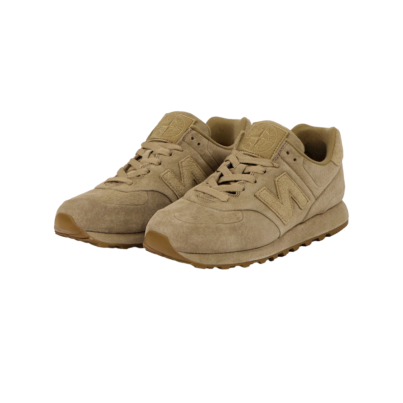 New Balance 574 Ghost Stone Island 'Dark Beige'