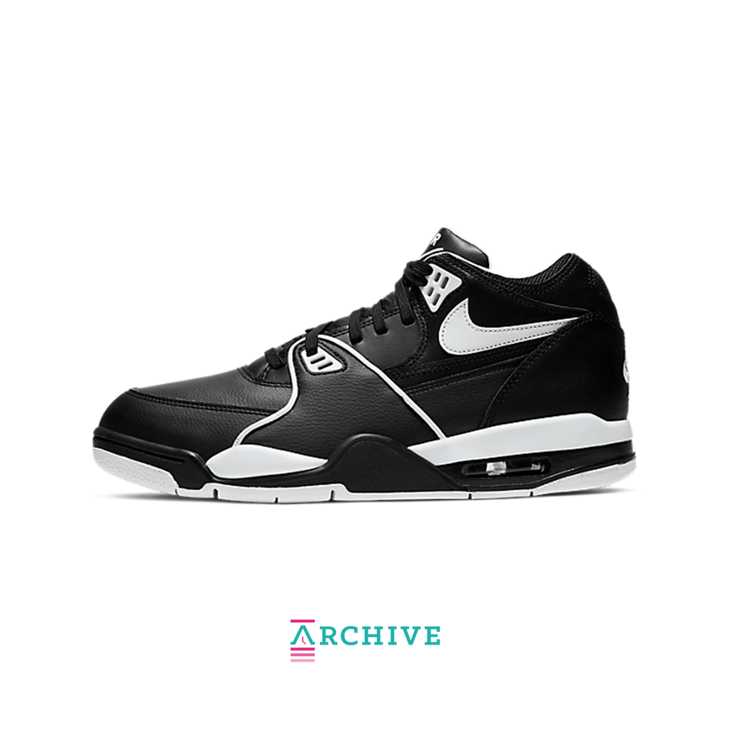 Nike Air Flight 89 Black 'White' (2019) - Size 39 (ARCHIVE)-8773081530698-The Attic