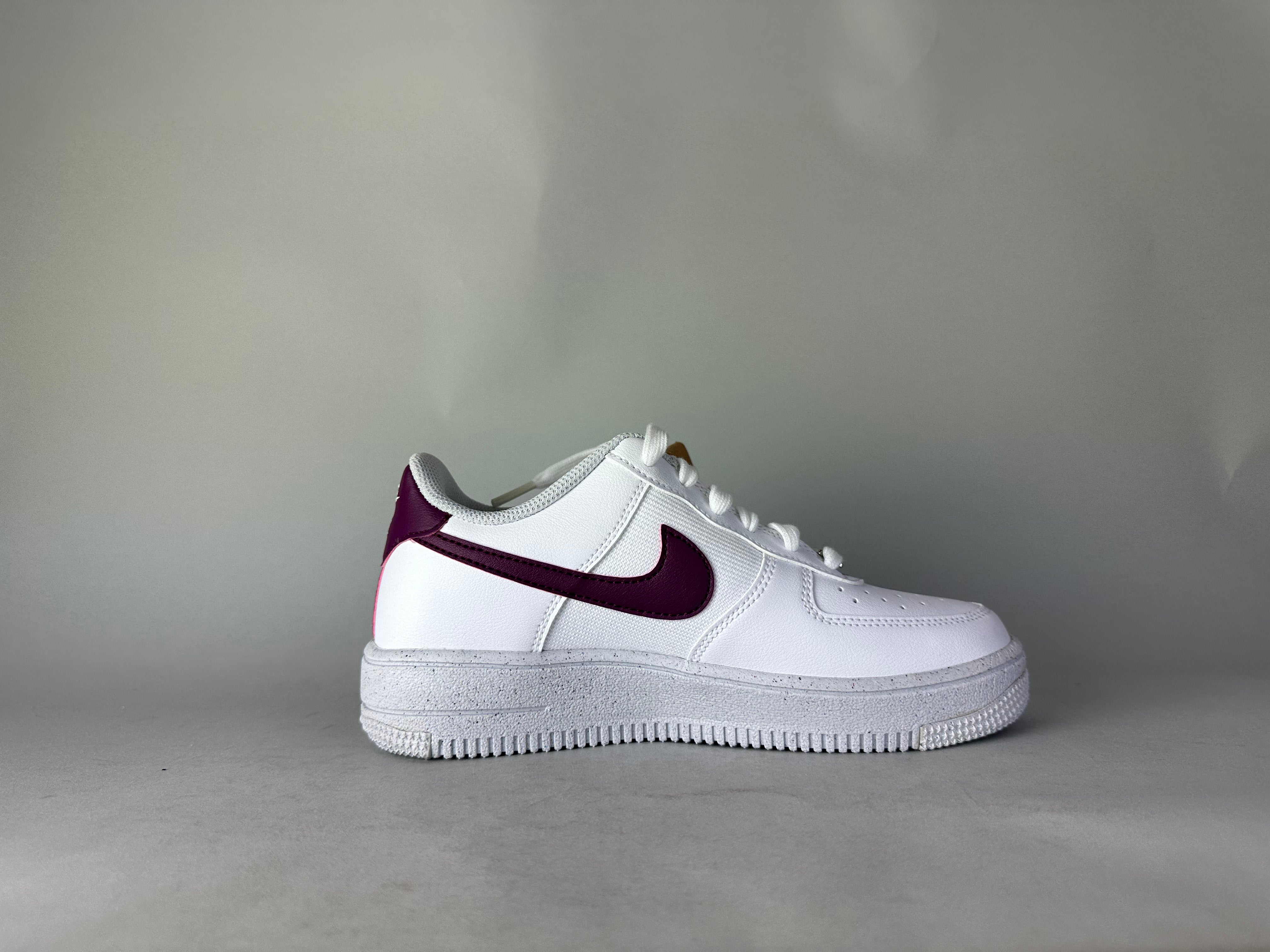 Nike Air Force 1 Crater Next Nature GS 'White Sangria'