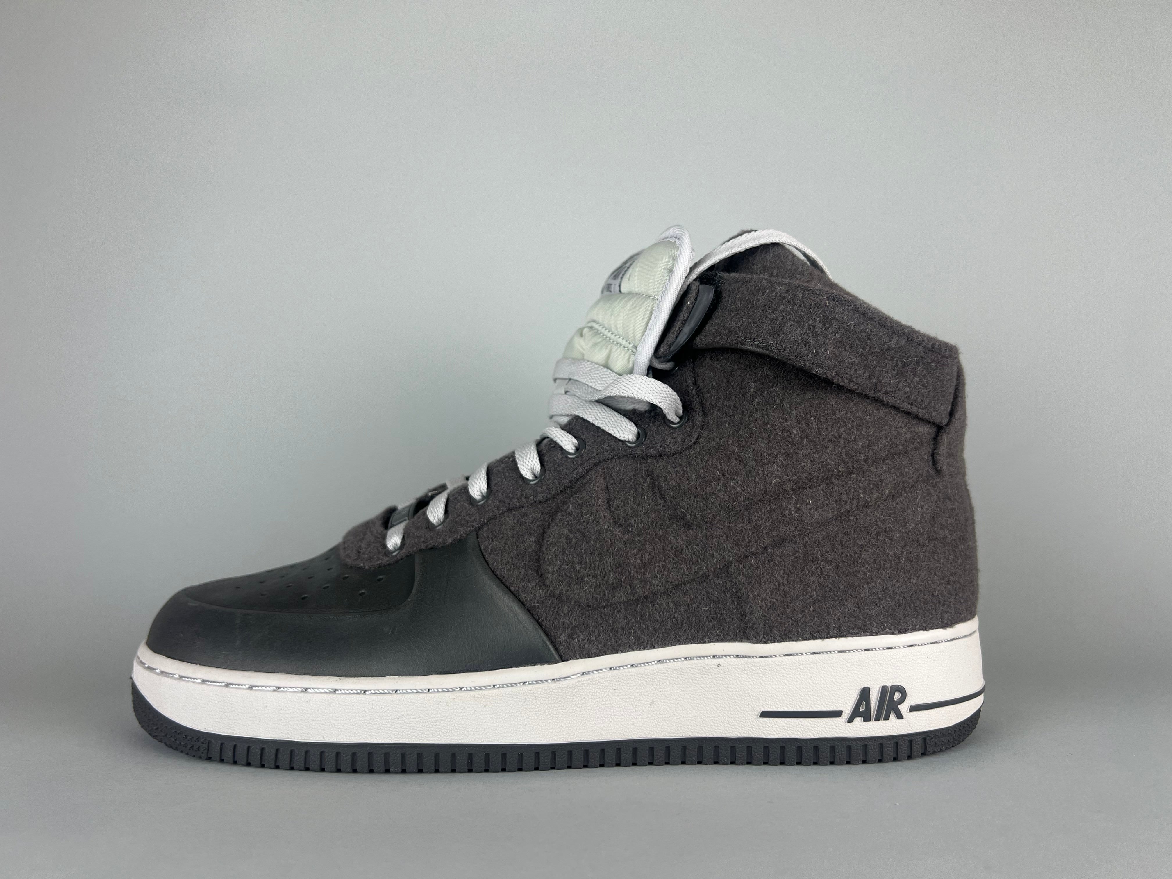 Nike Air Force 1 High VT Midnight Fog Wool' - Size 46 (ARCHIVE)