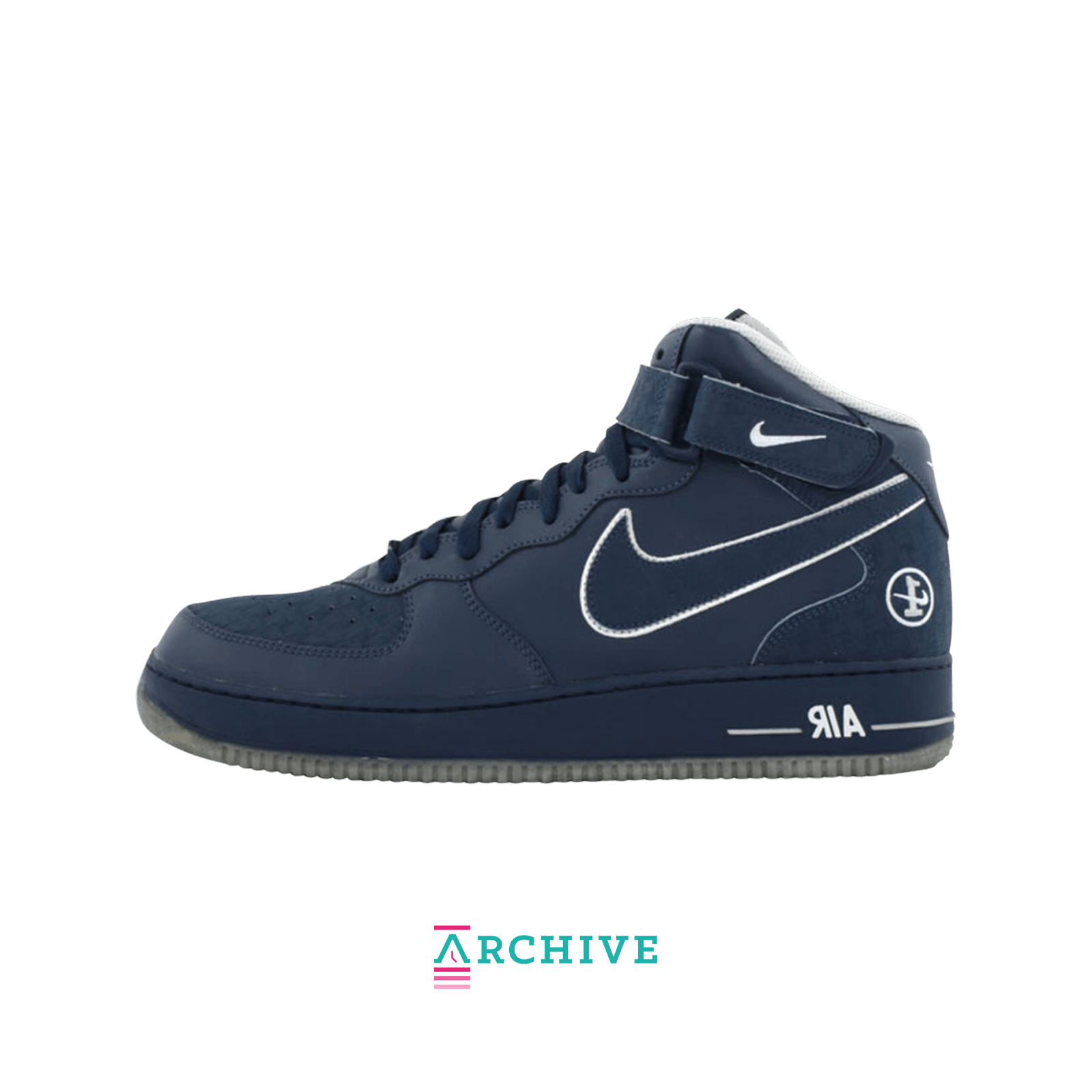 Nike Air Force 1 Mid Blue 2006 - Size 46 (ARCHIVE)-9389209977162-The Attic