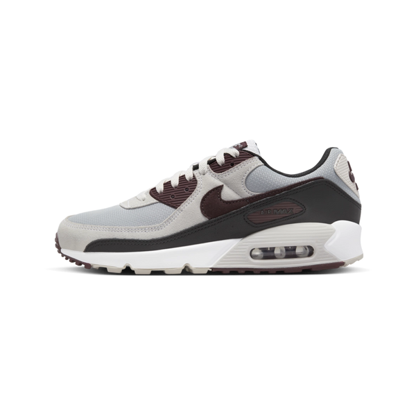 grey and burgundy air max