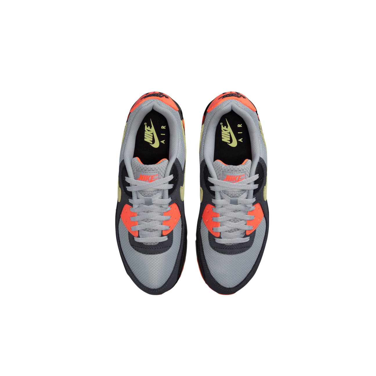 Nike Air Max 90 'Light Smoke Grey Hyper Crimson Limelight'