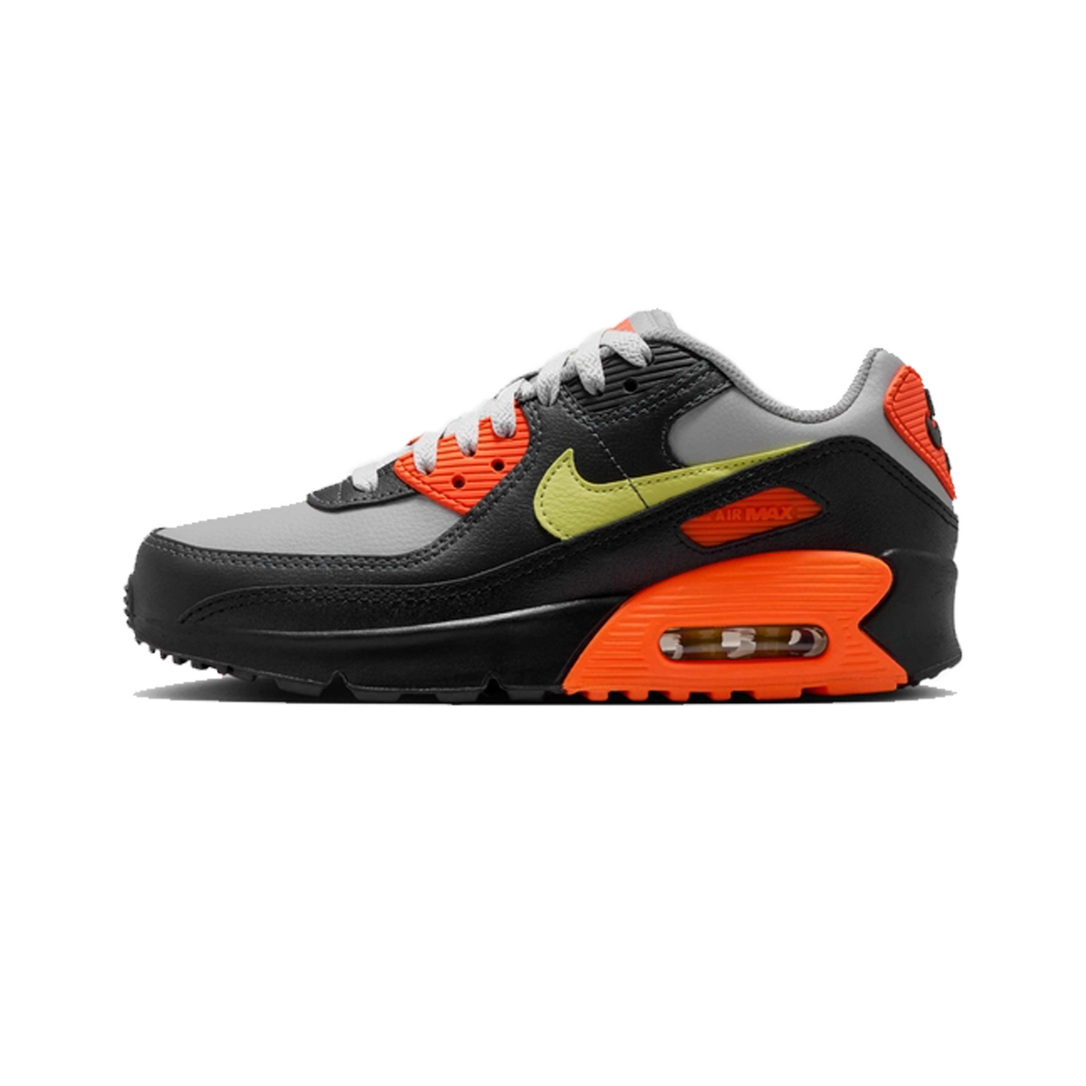 Nike Air Max 90 LTR 'Smoke Grey Hyper Crimson' (GS)